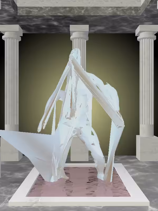 HeavenComputer: The Dancing Light Blue Man #4019