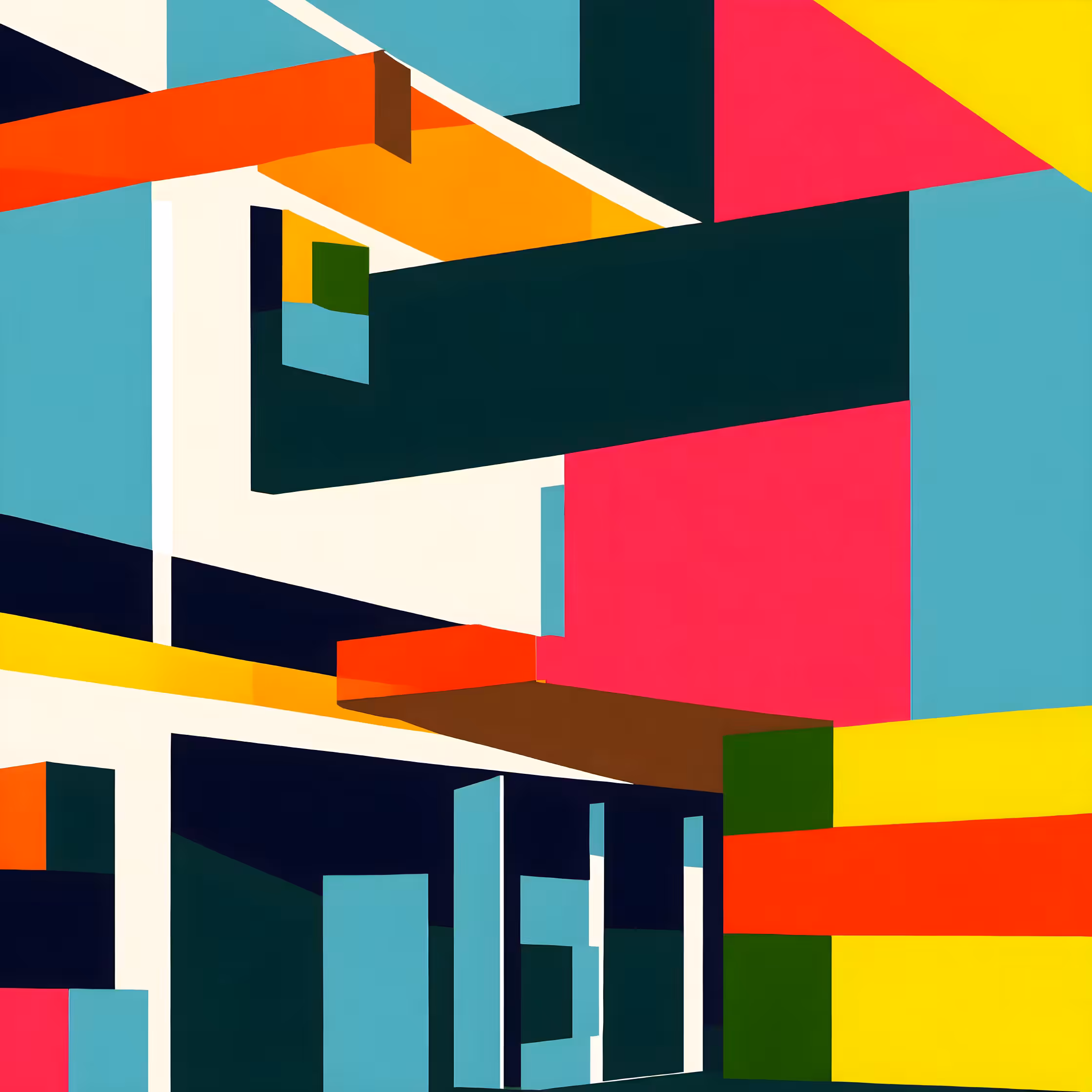 AI Colour Studies: AI Colour Study 029