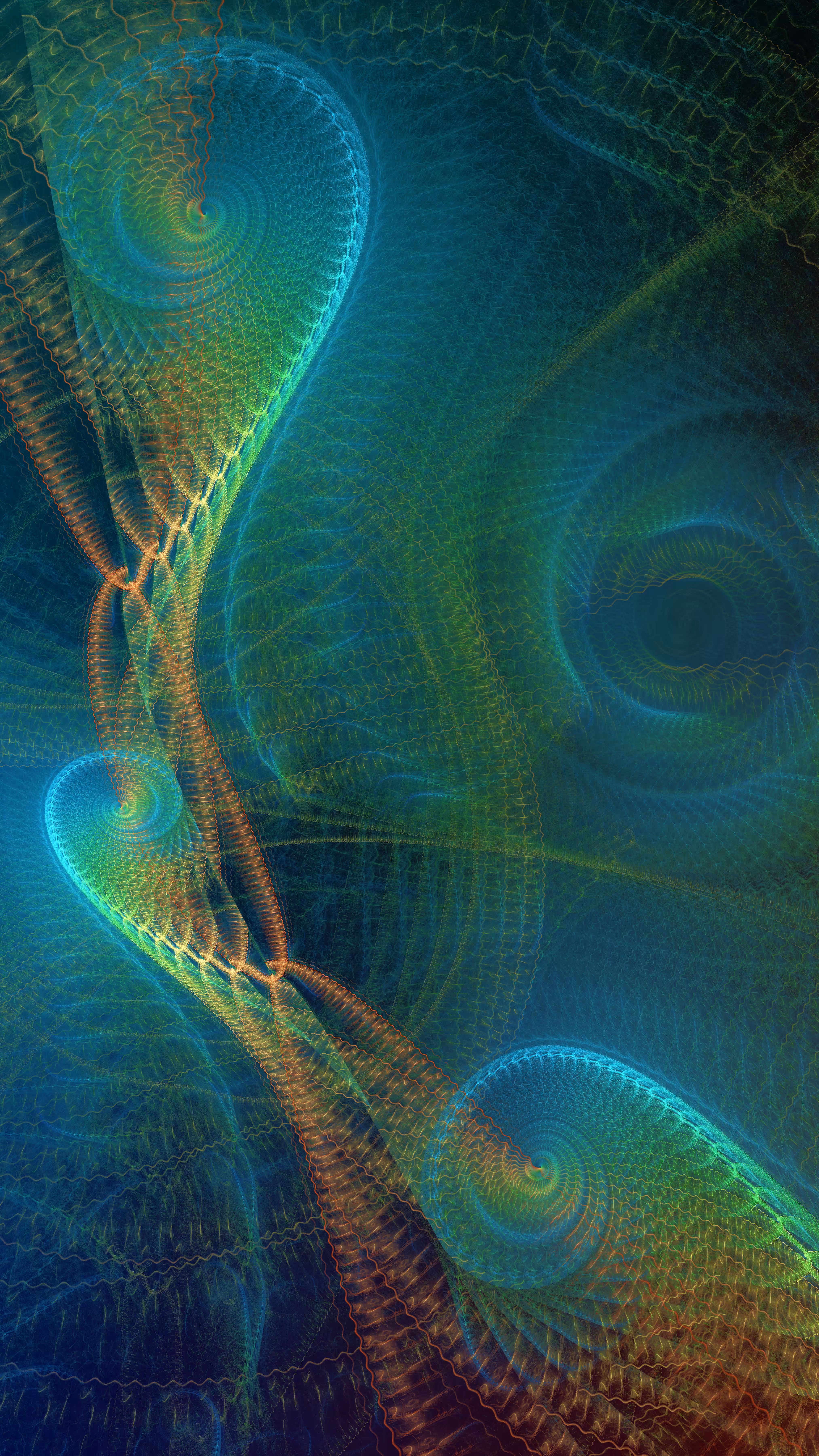 MxVoid Fractal Renders: Diaphonous Gyres II