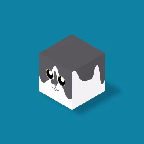 Pixel the Cat: Square Pixel #01
