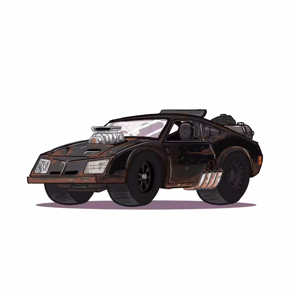 The Almost Breaking Coolest Post Apocalyptic Car