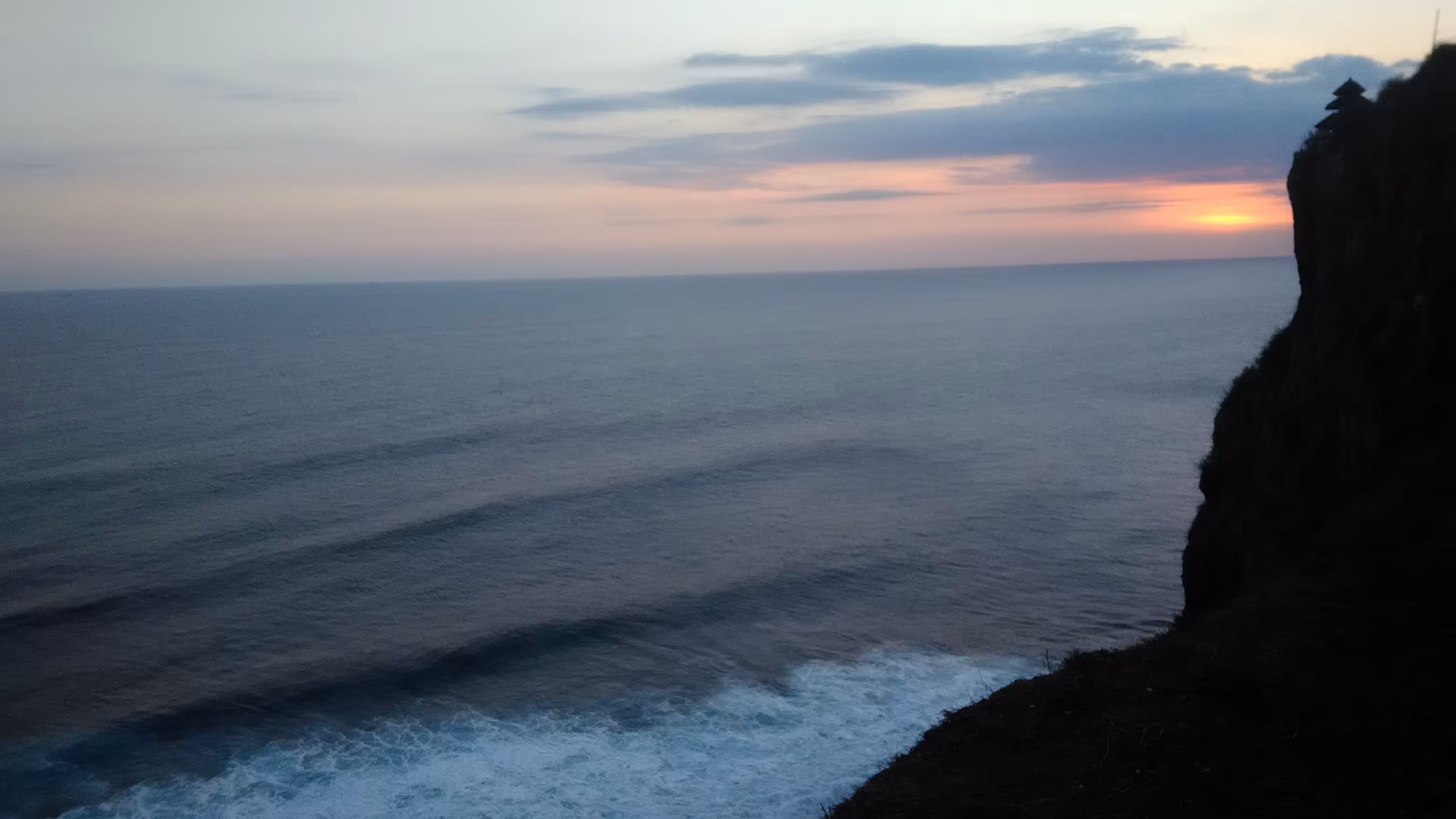 Sunset Uluwatu Beach Temple