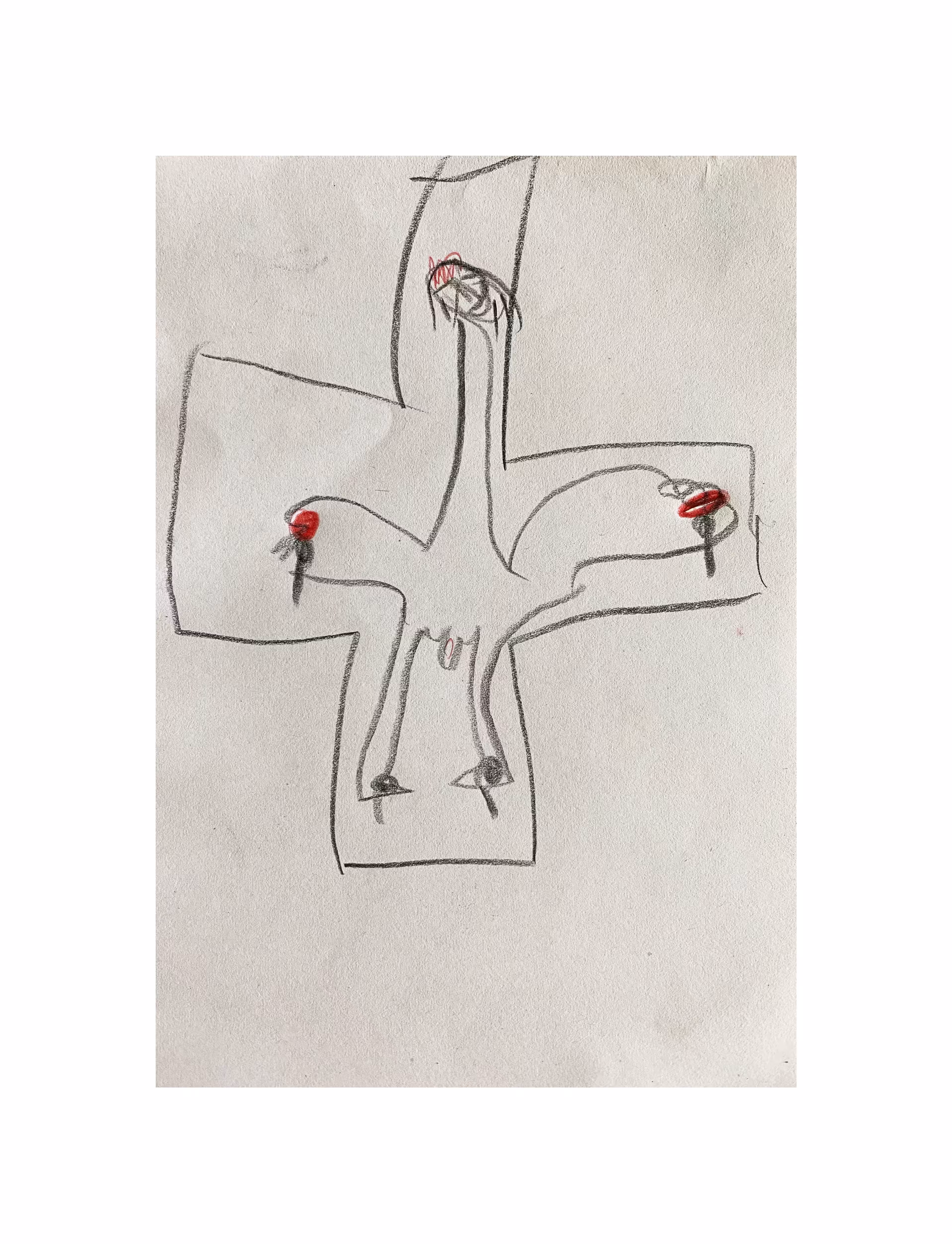 "Jesus on the cross"