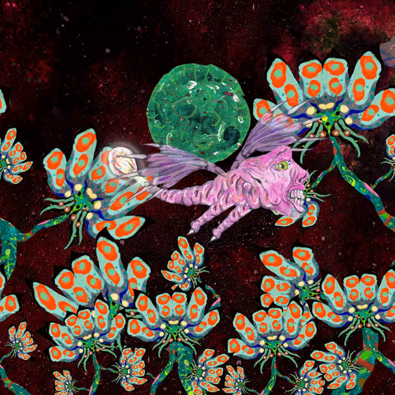 Fireflies and Flower Gardens #77
