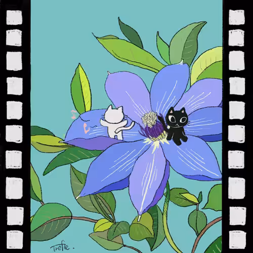 Travelng cats.flower