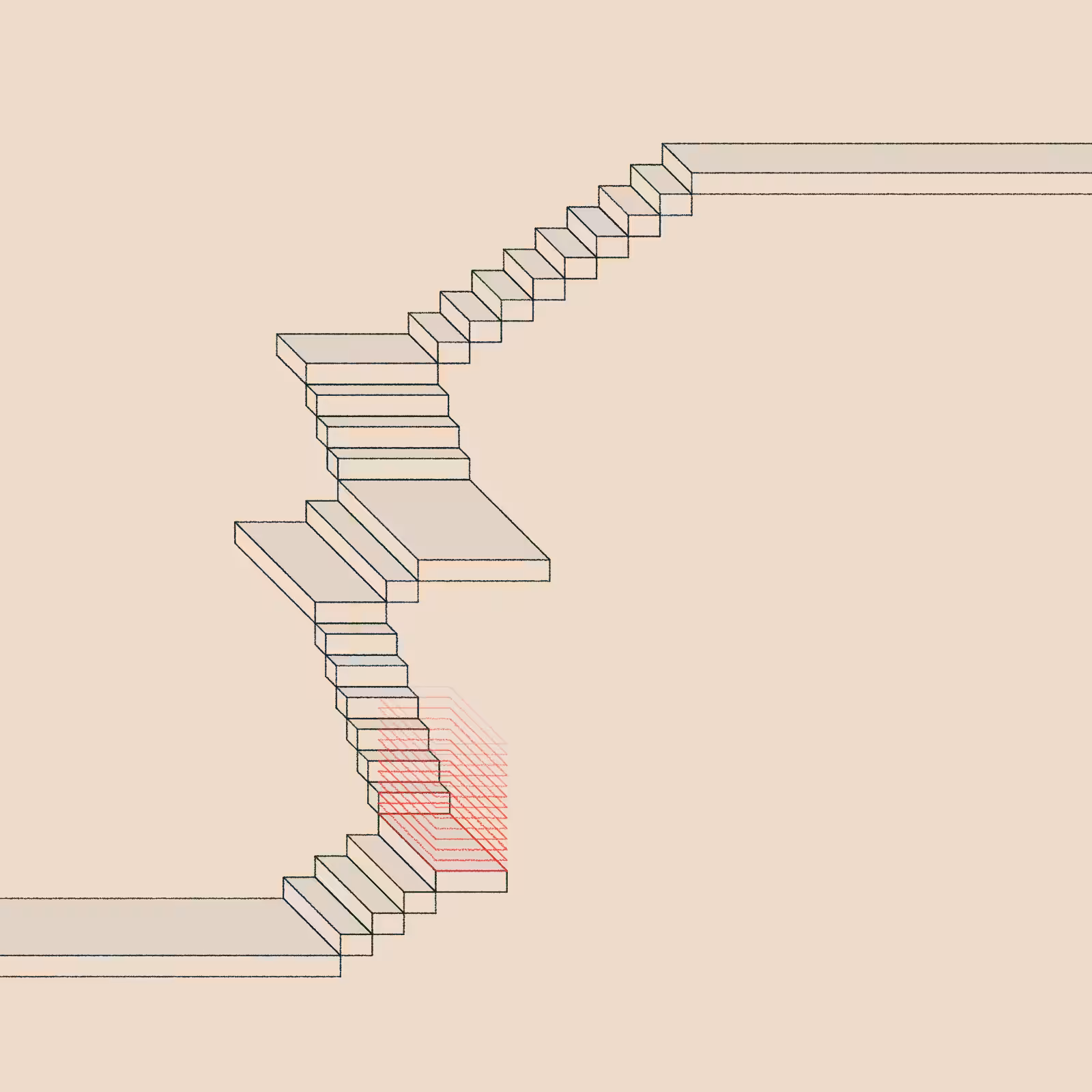 Stairs in a room #69