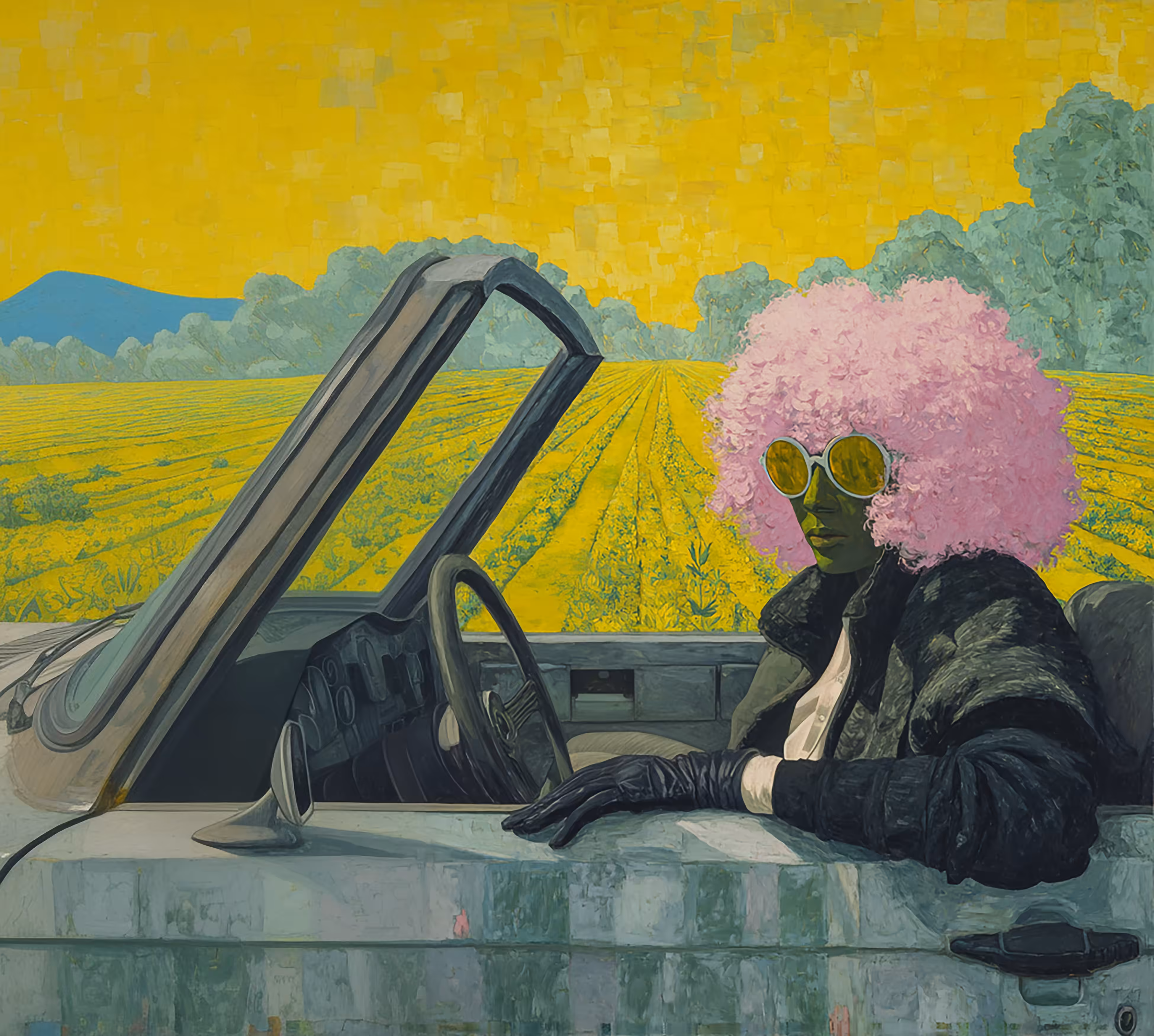 Collection: Pink Cruise Through Yellow Fields