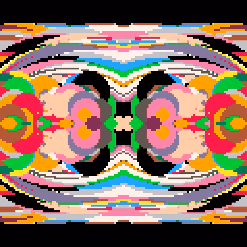 Rapid Psychedelic Inkblot Test Generator #70