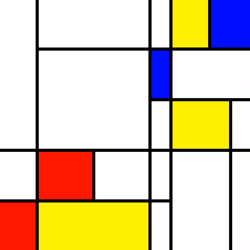 compositioninredblueandyellow.art, (NFT) #27