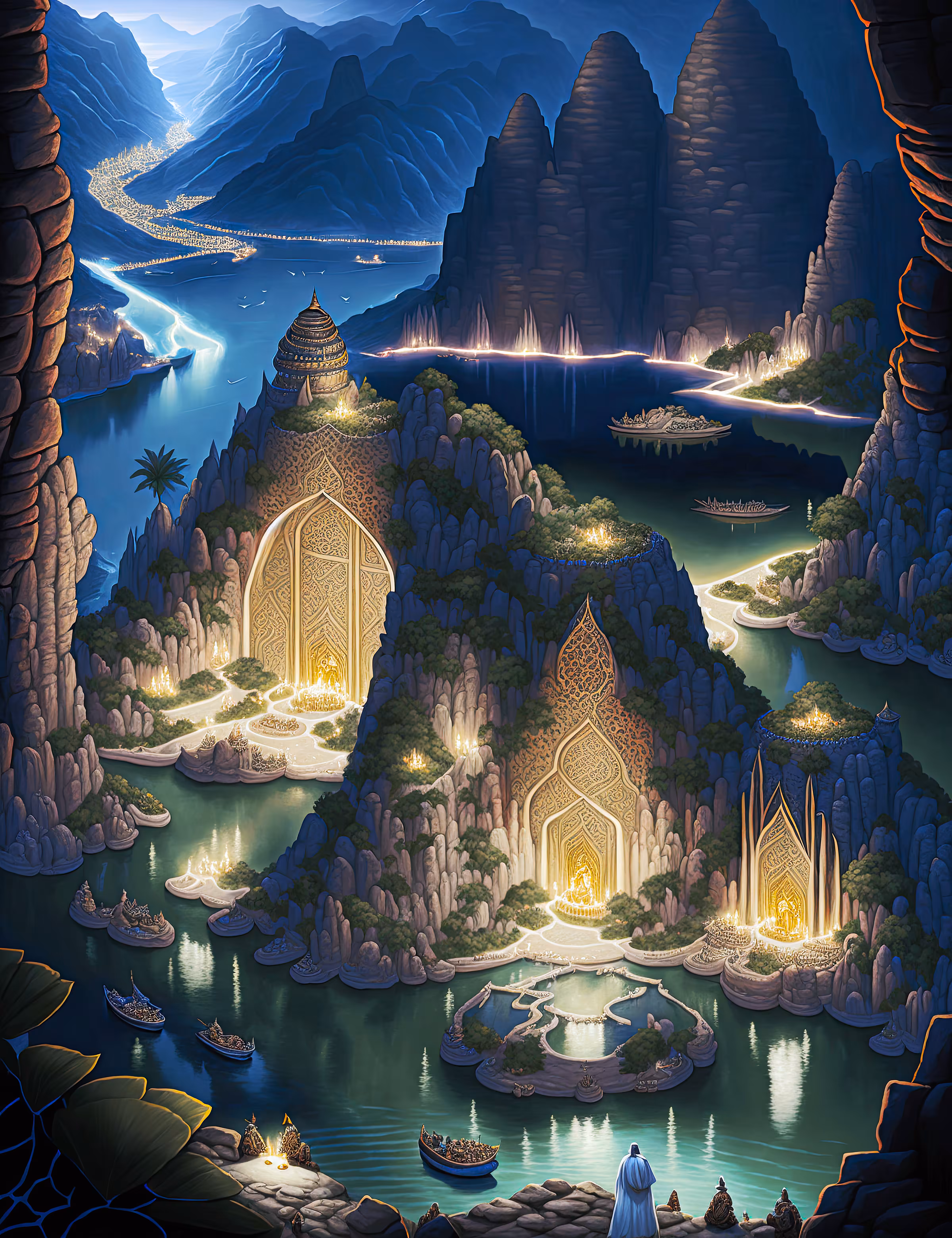 Water Palace at Night 2