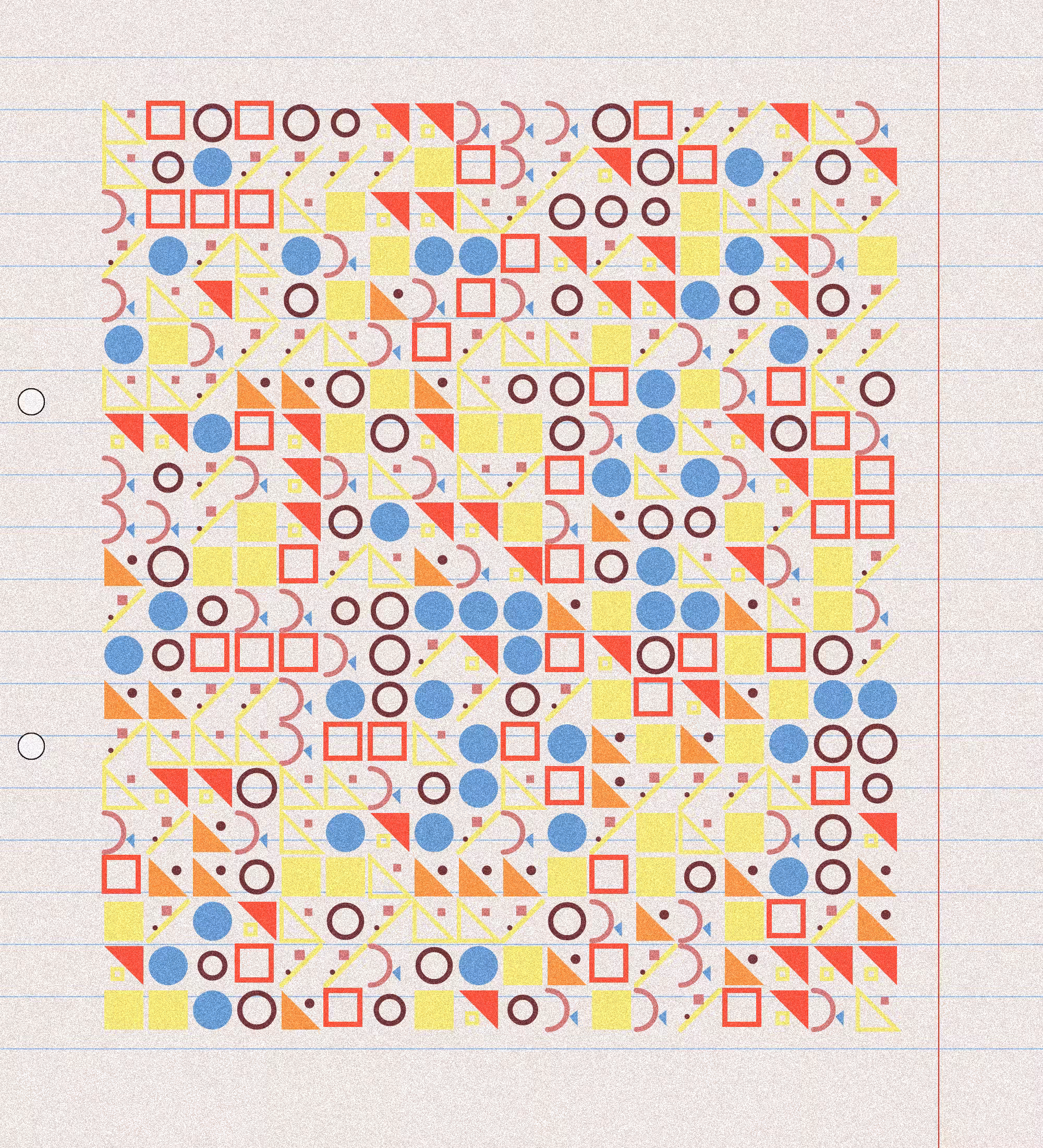 sketchbook page 4: basic shapes #8