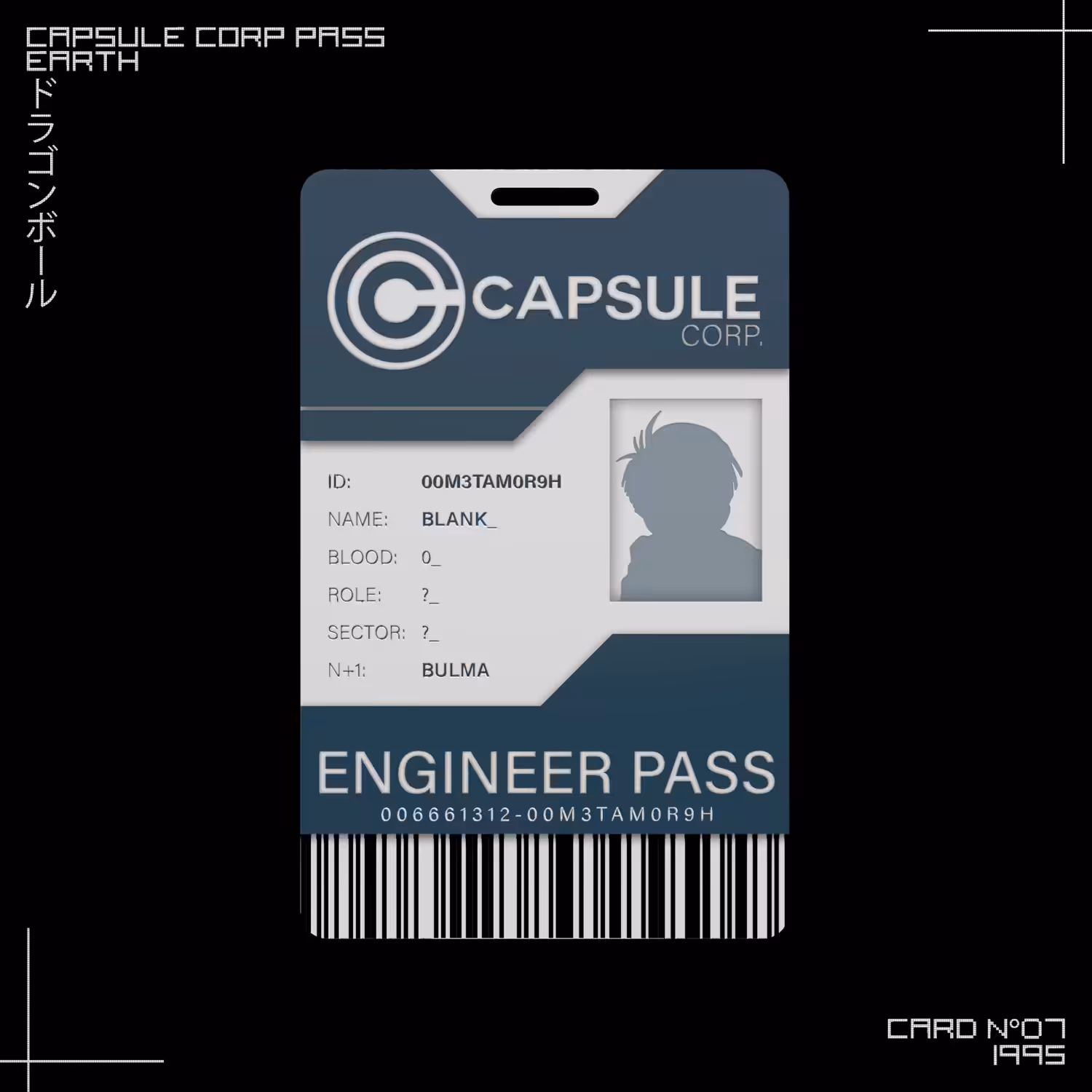 CAPSULE CORP CARDn°07