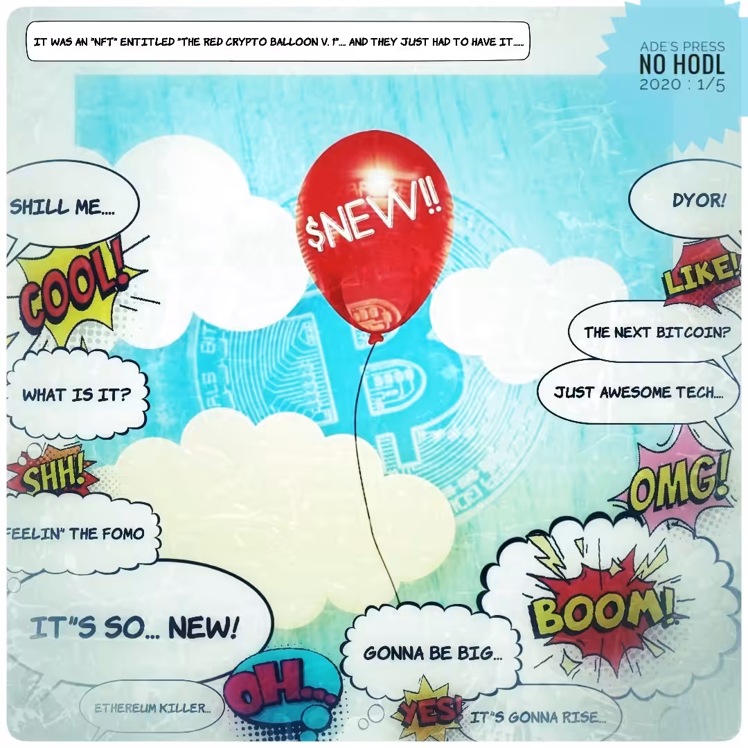 'Red Crypto Balloon v.1' (standard ed.)