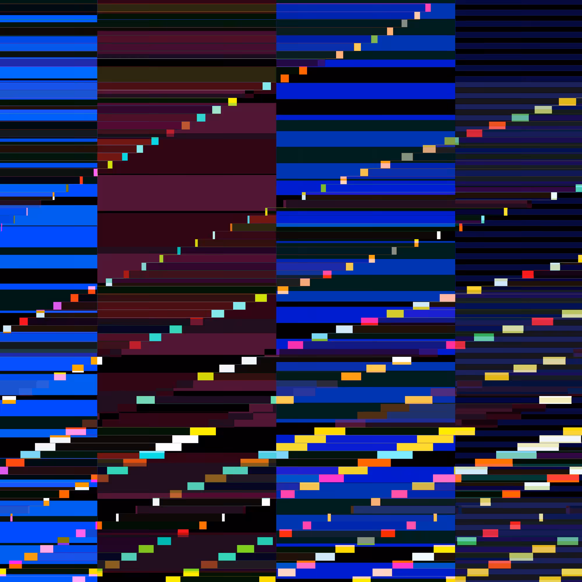 Glitchometry Stripes #102
