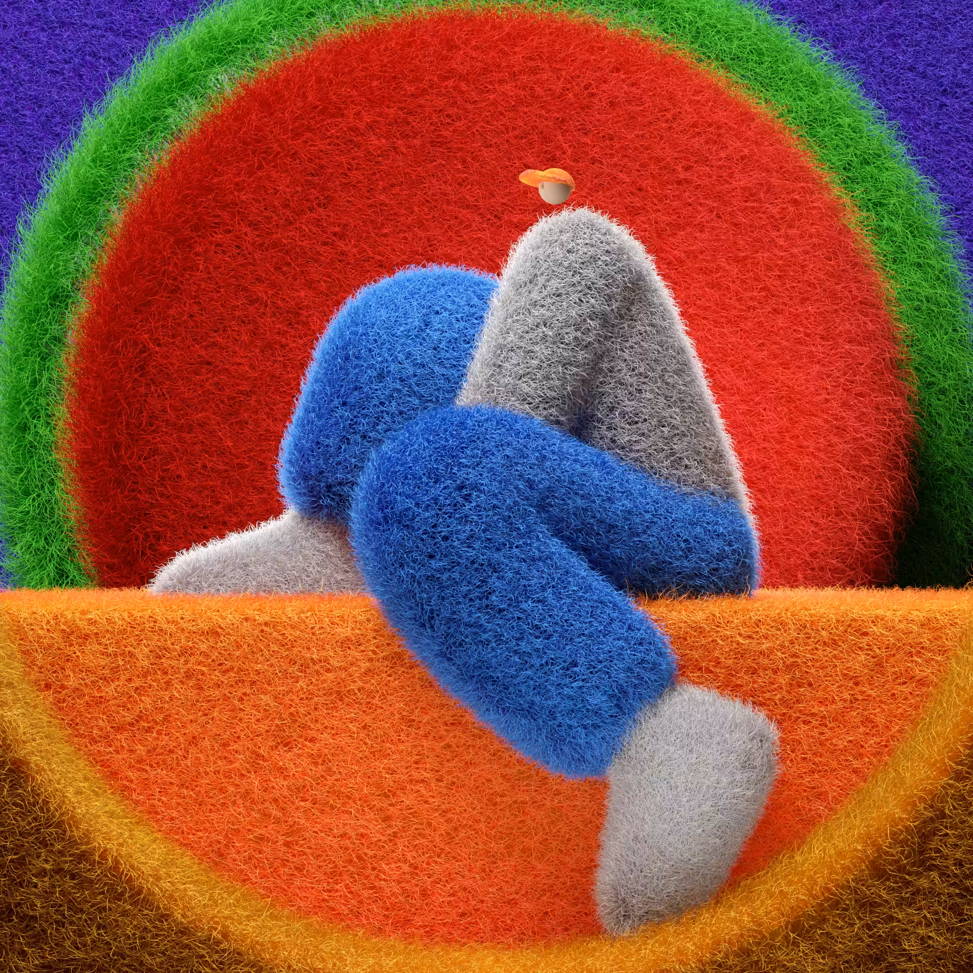 The fuzzy kid. 