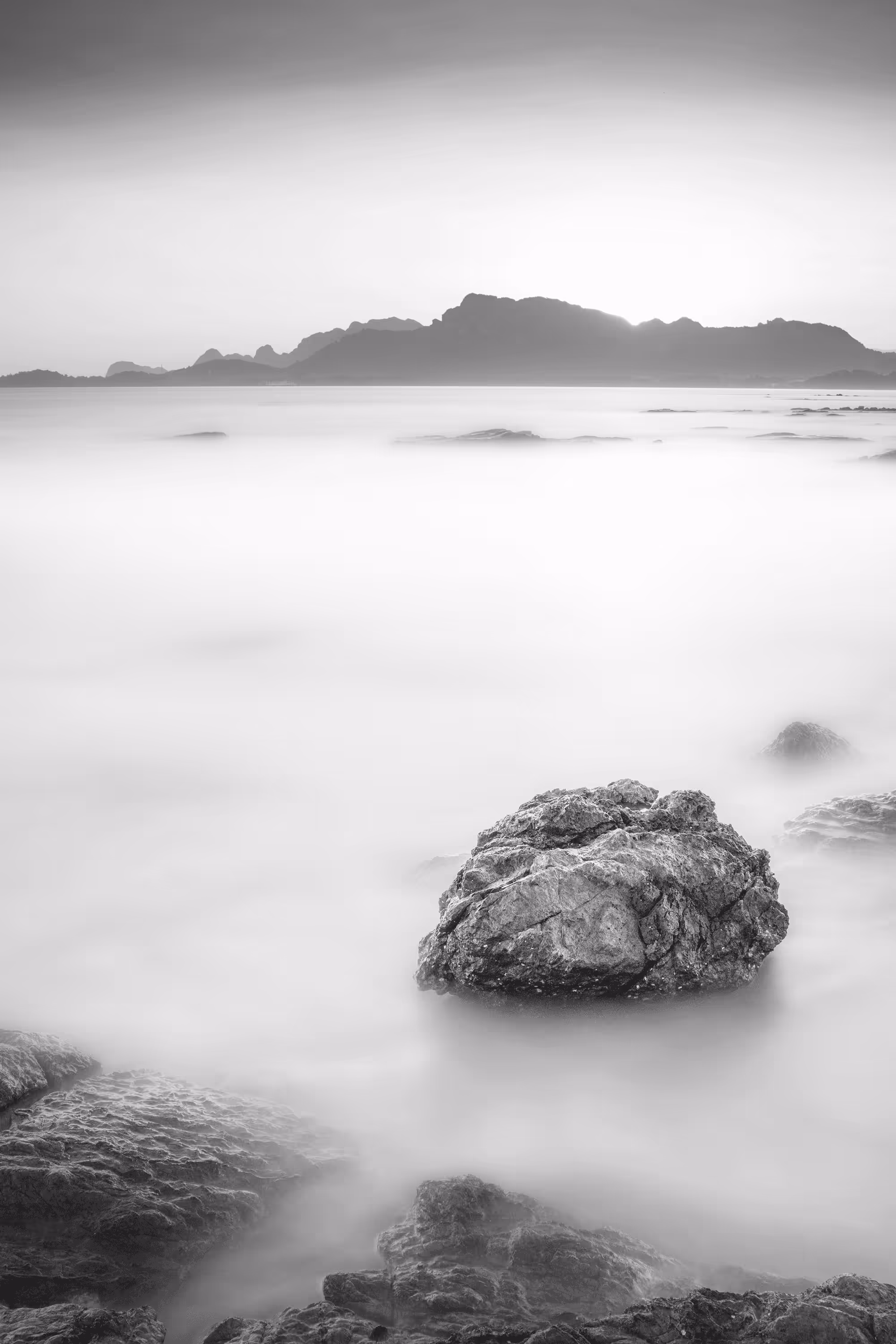 Immobile rock.