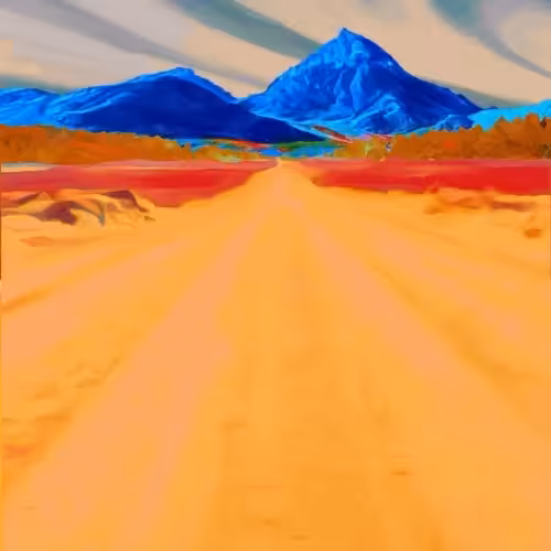Generated Glitch Landscape #326