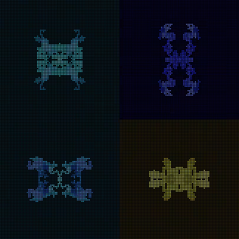 Dither Creatures 2x2 #55