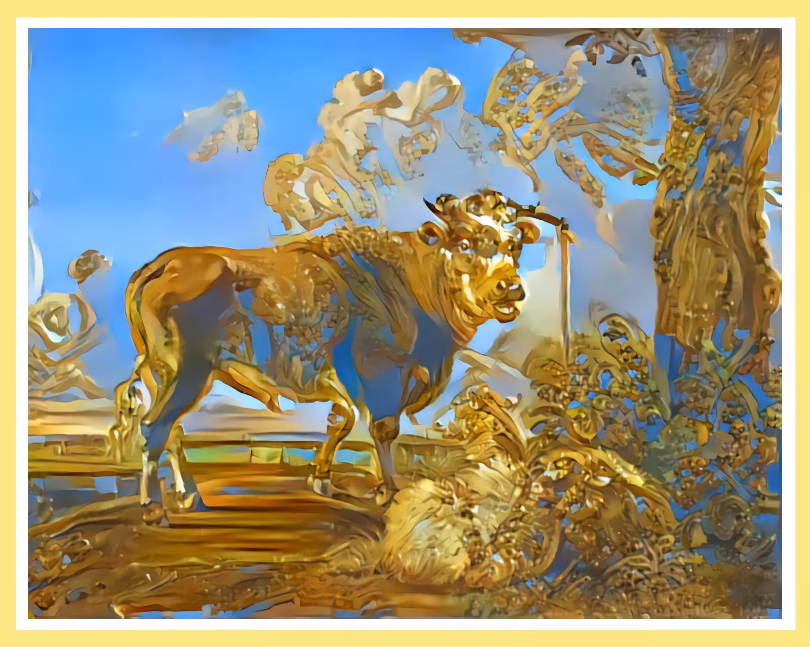 Bull and Sheep