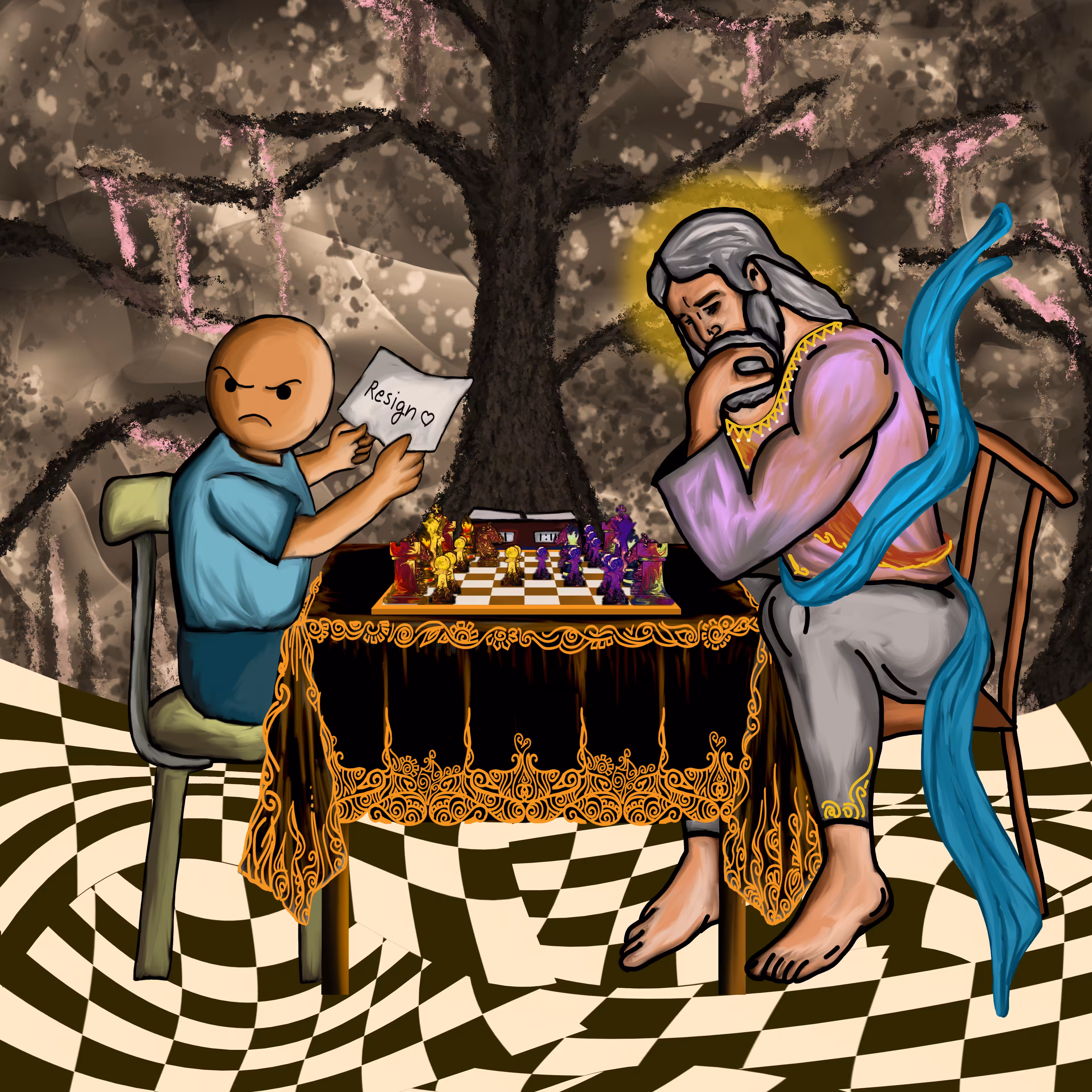 Chess Players: Chess Match #195
