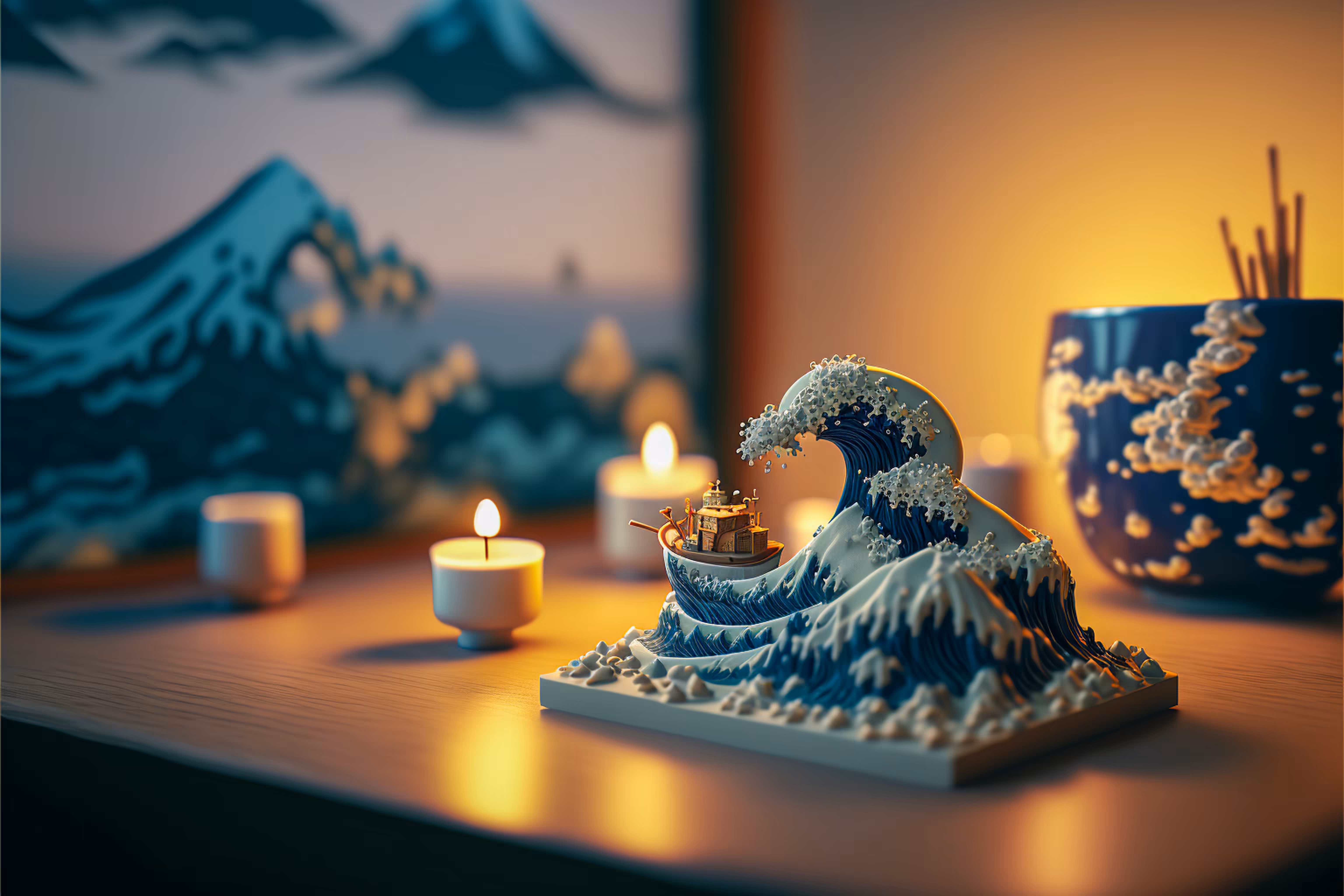 Dioramas - The Great Wave : 11