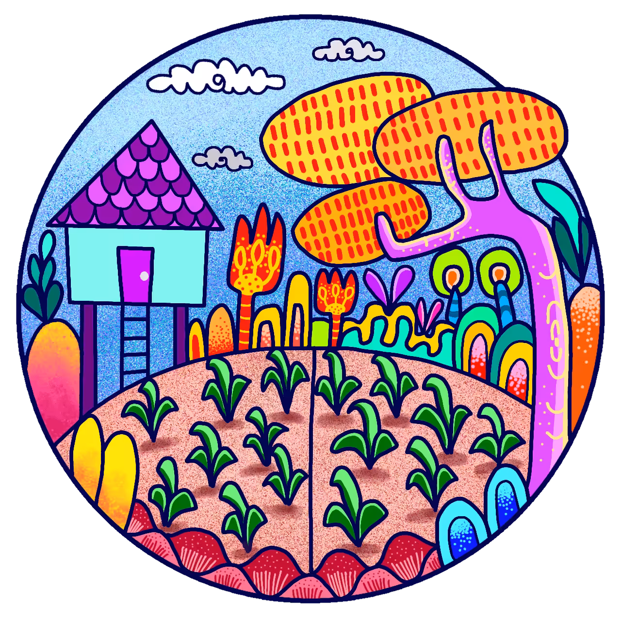 Imaginative lifestyle to lines and colorful..#37
