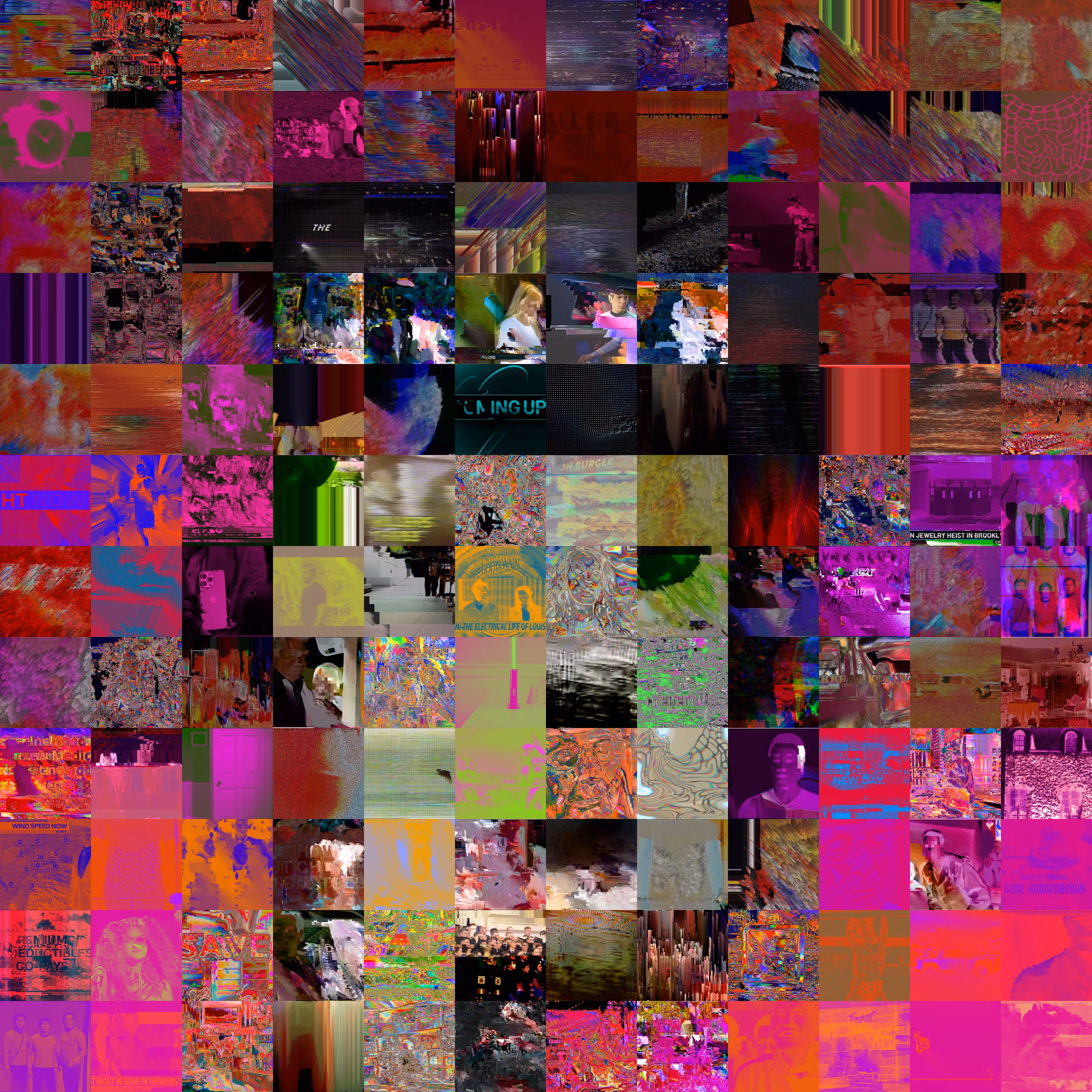 Glitch Quilt Punk 0134