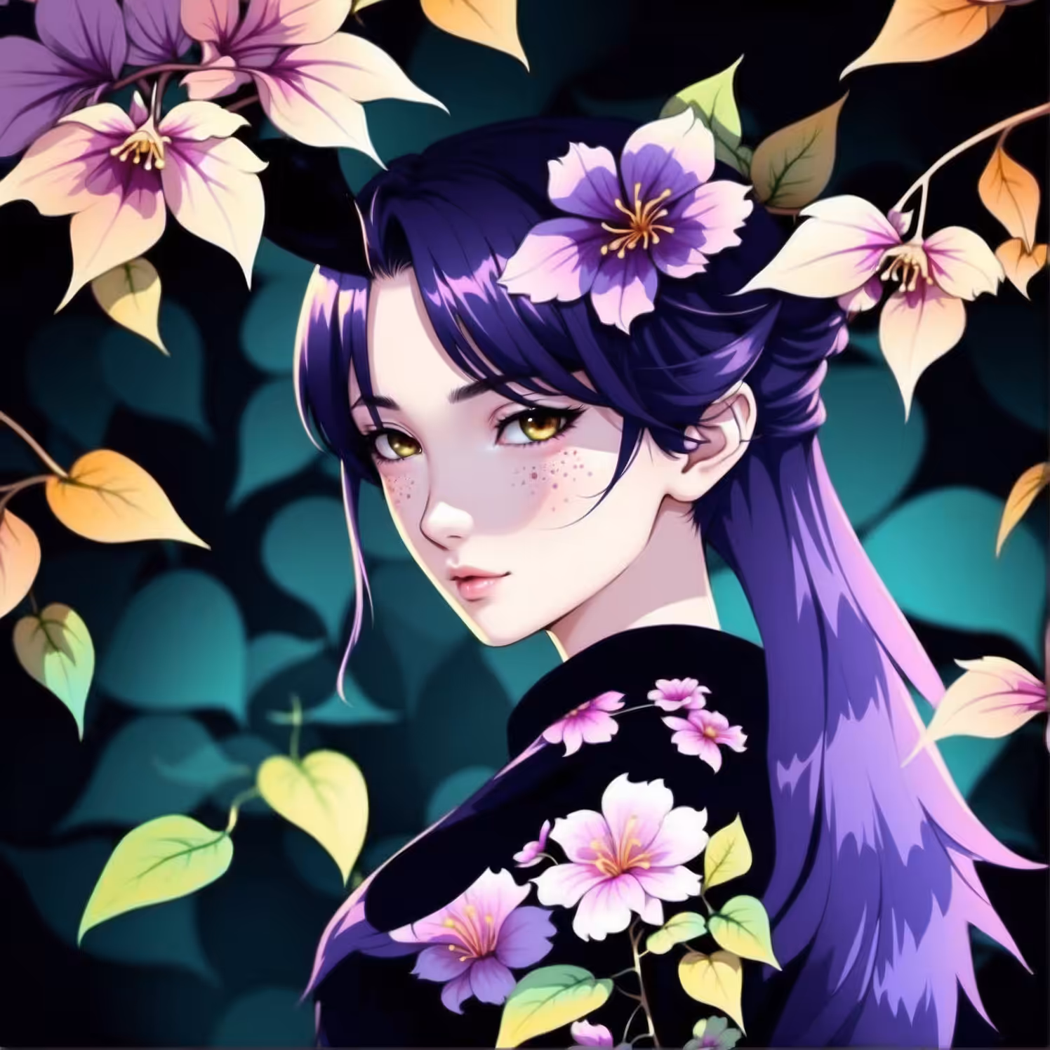 Petals and Pixels: A Floriography Collection: Violet 