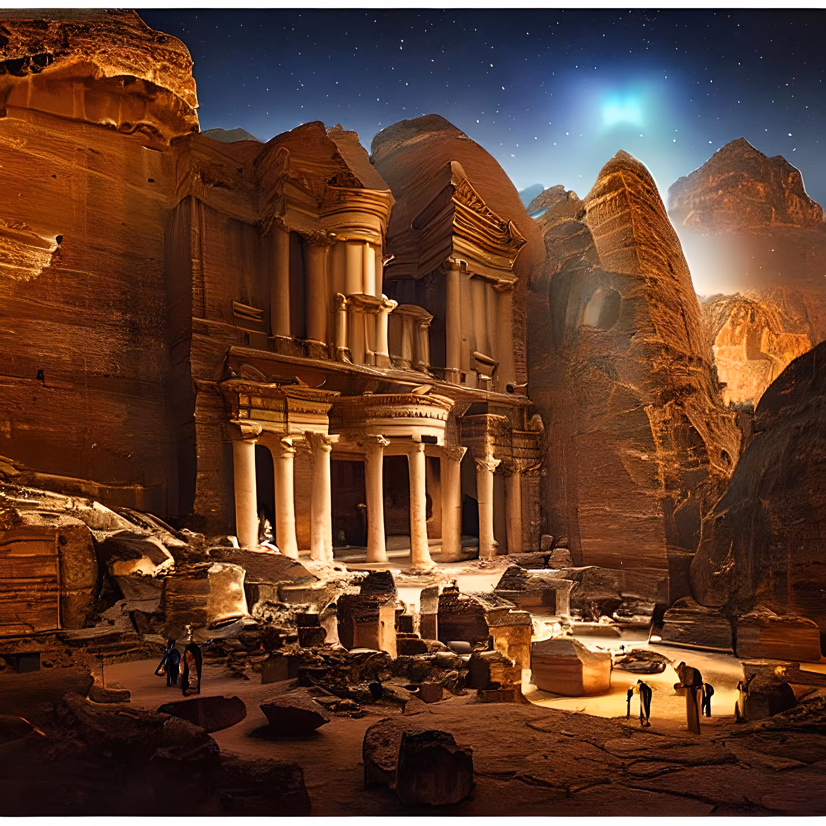Simulation Number 89: Petra At Night