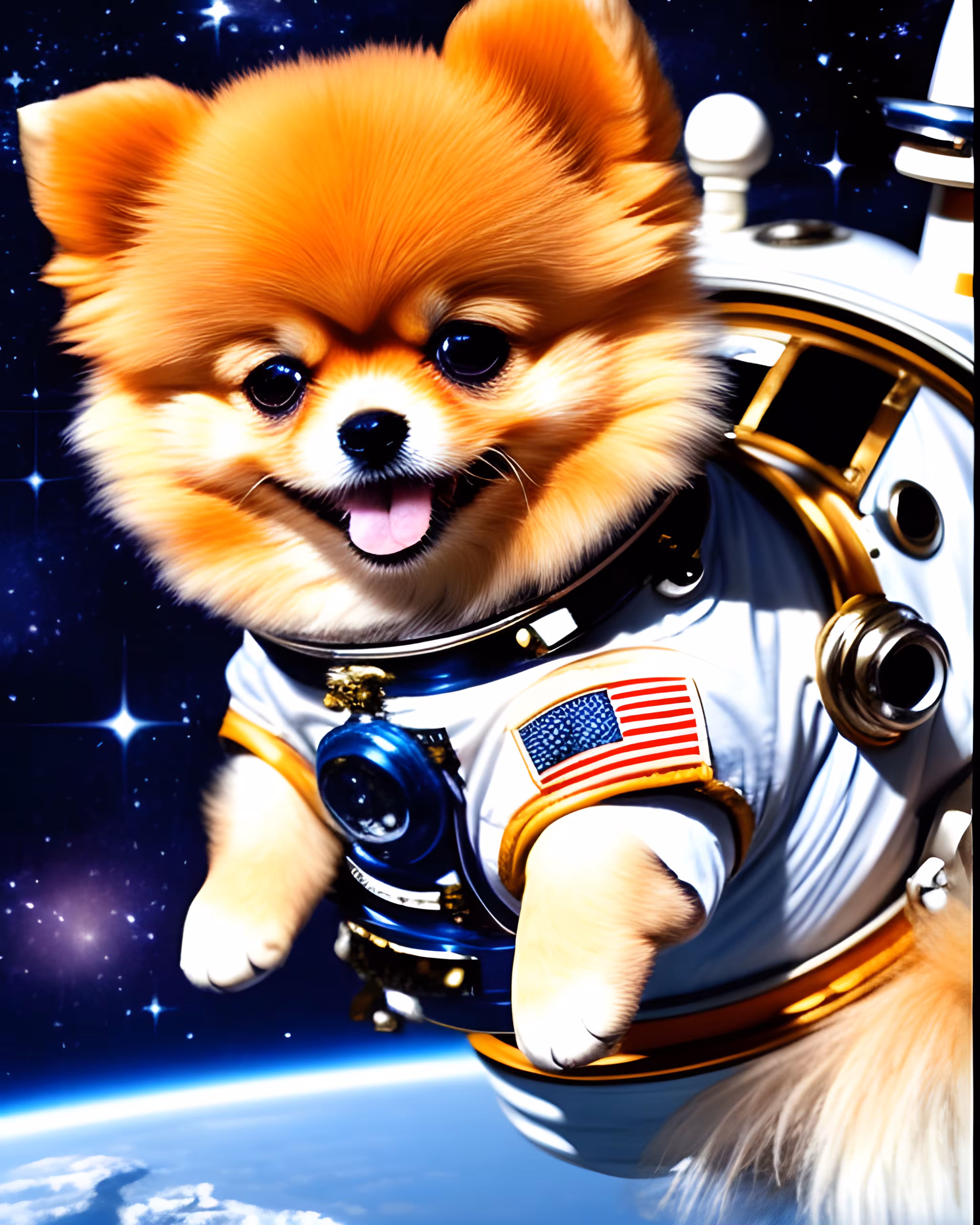 Space Pomeranian No. 4
