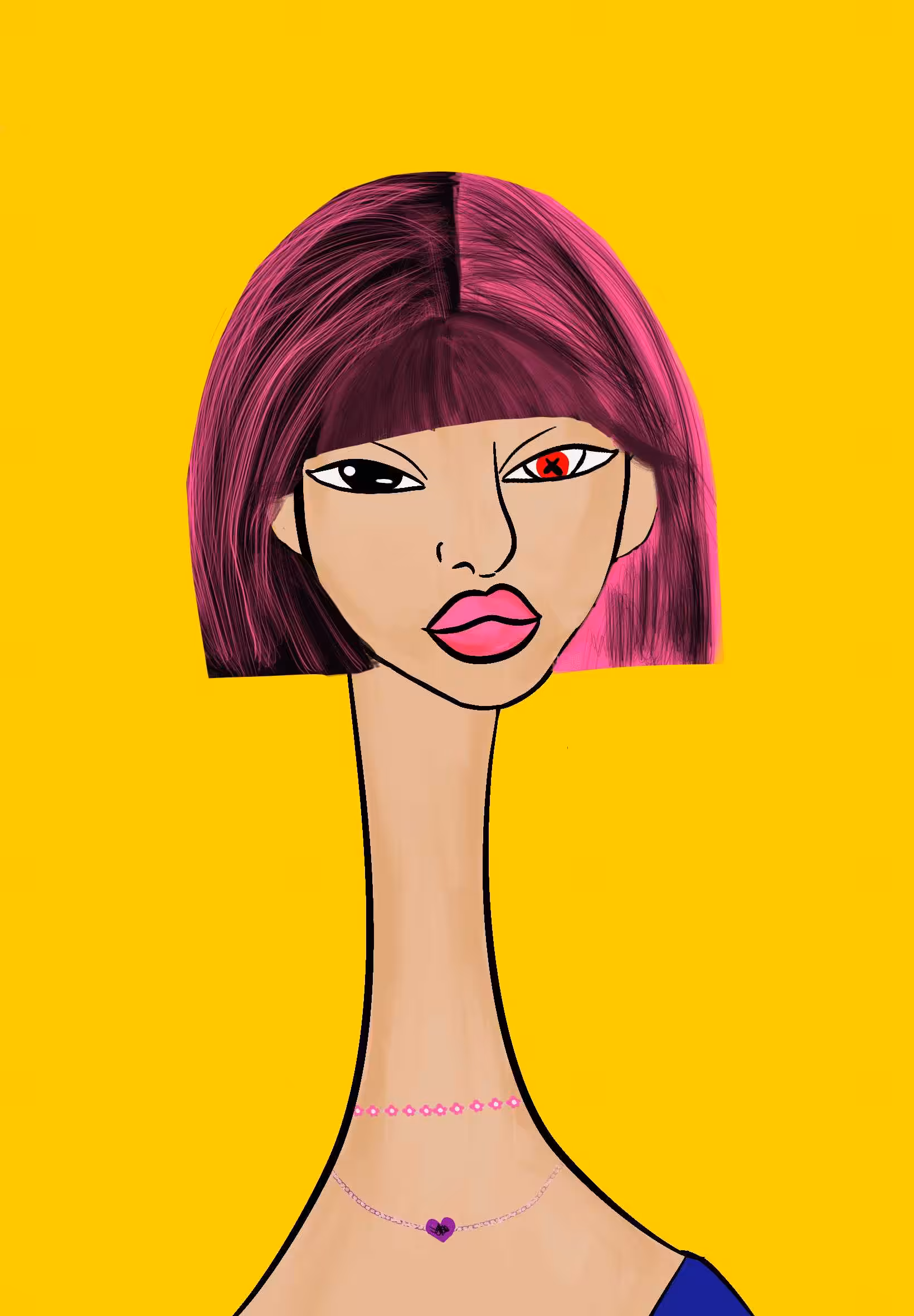 Long Neckie Ladies: Long Neckie Lady #868