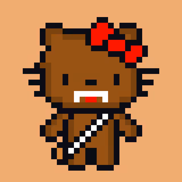 Henllo Kitty Chewbacca #015