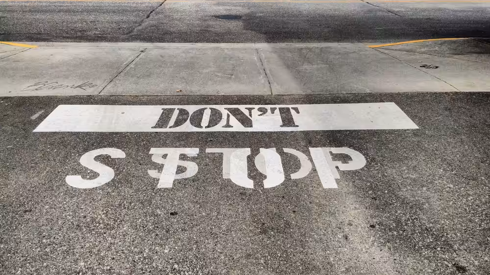 Don’t Stop