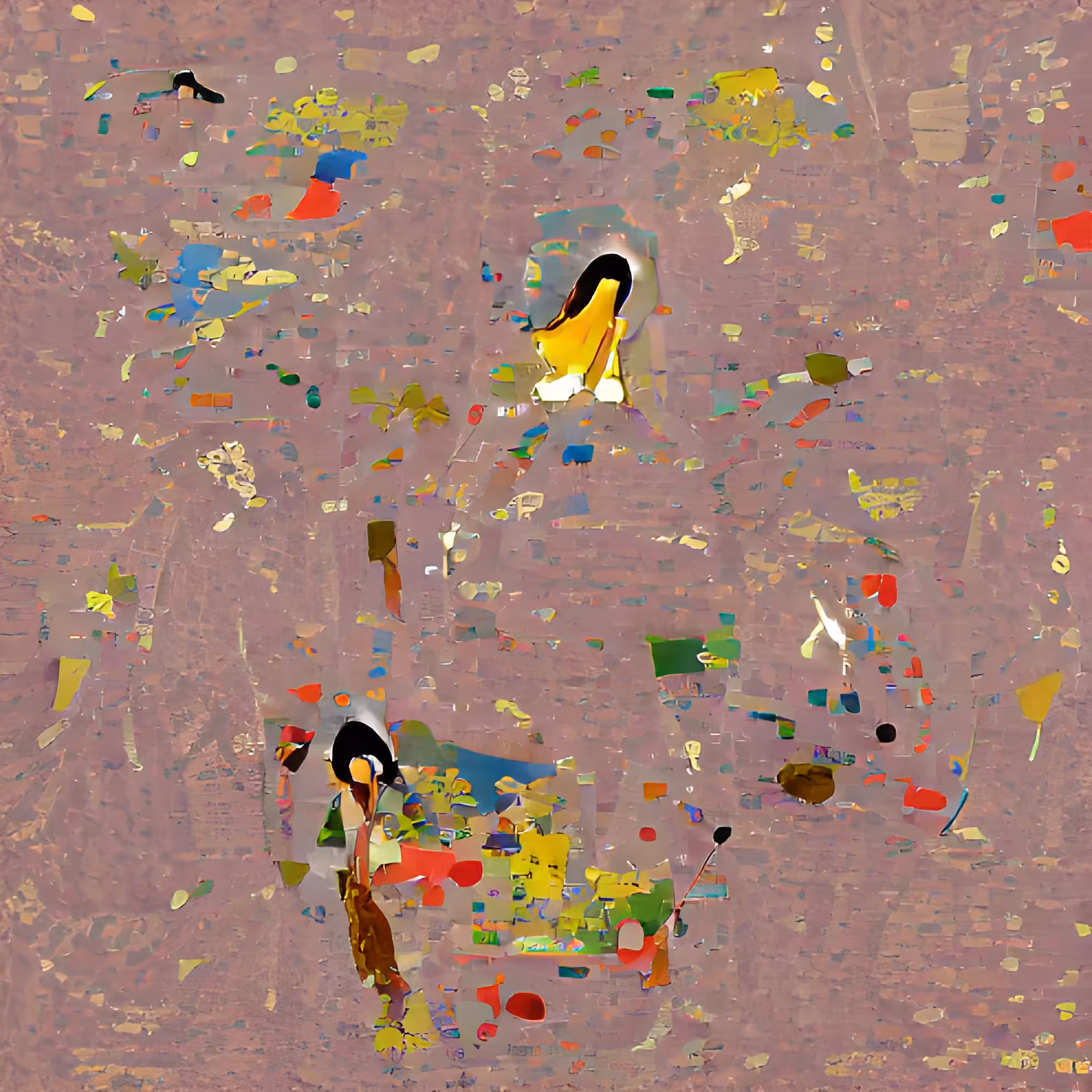 Monalisa by Jackson Pollock