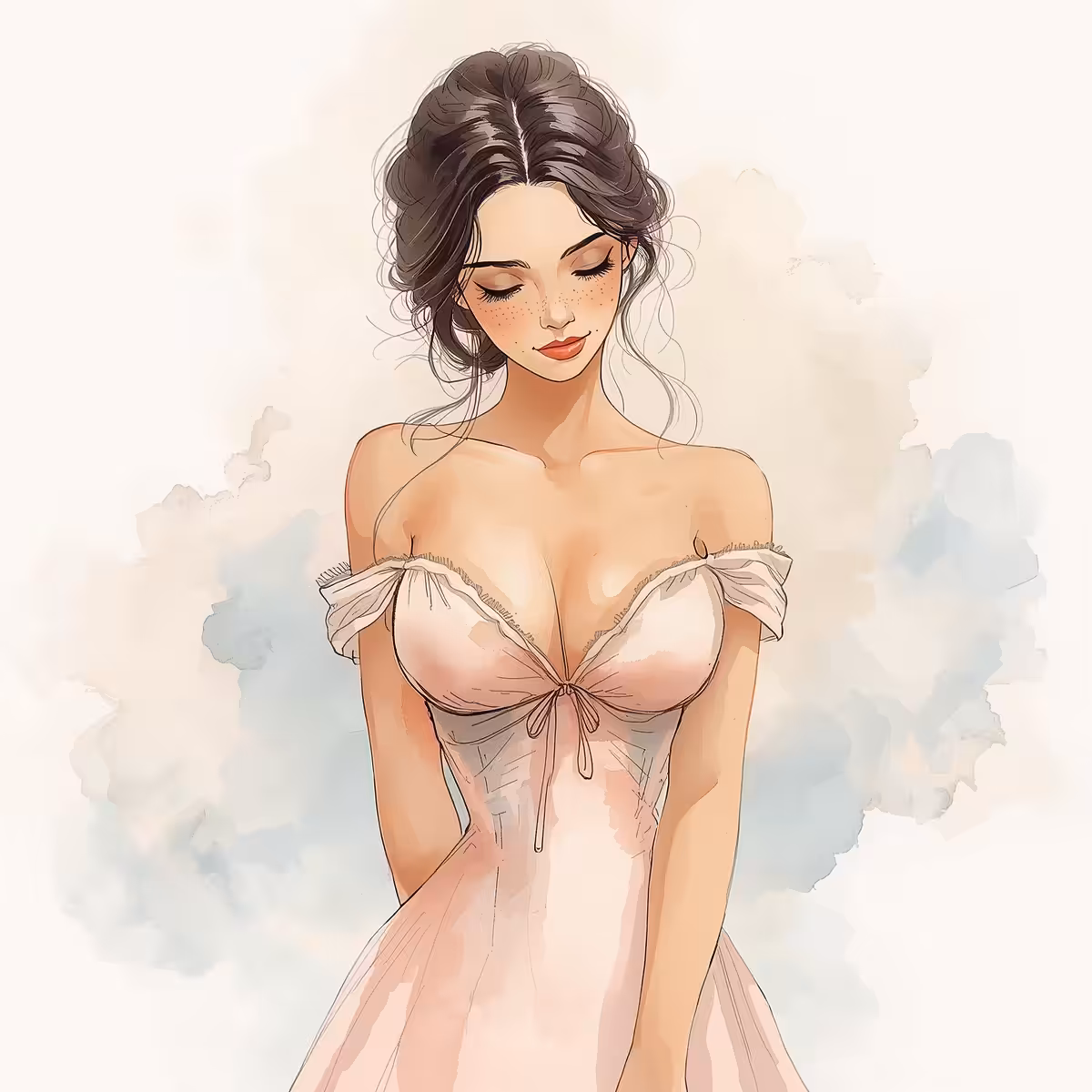 Whispers in watercolor