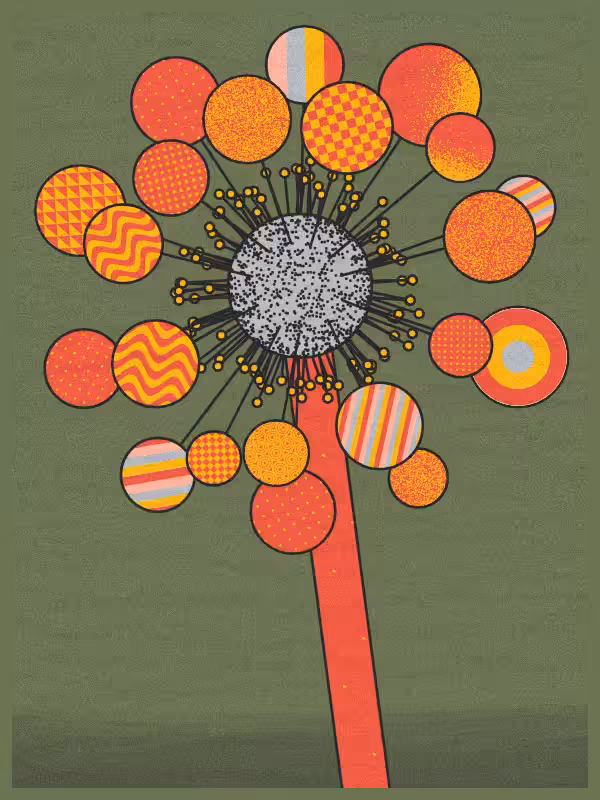Abstract Dandelion #4