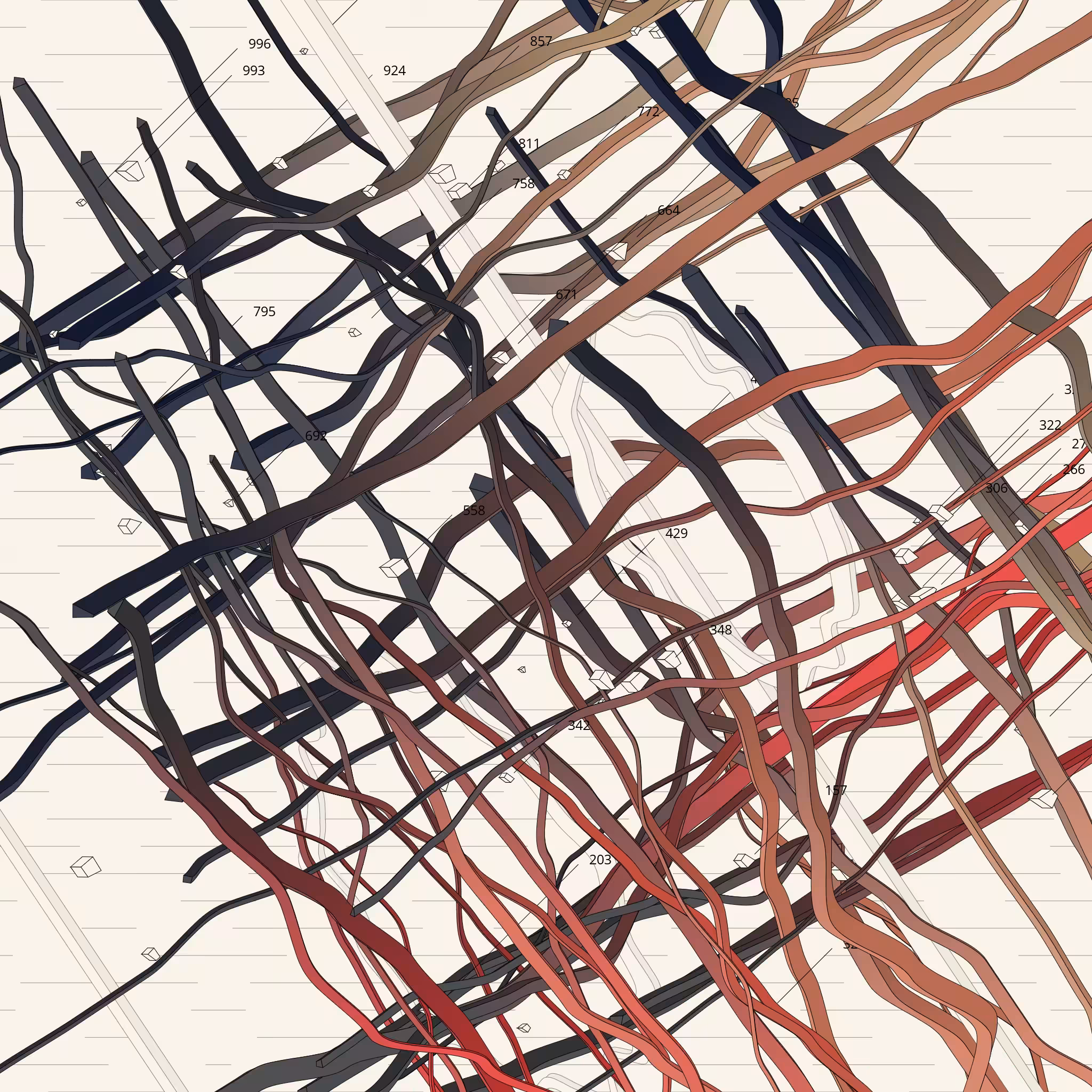 55 perpendicular latitudes #45