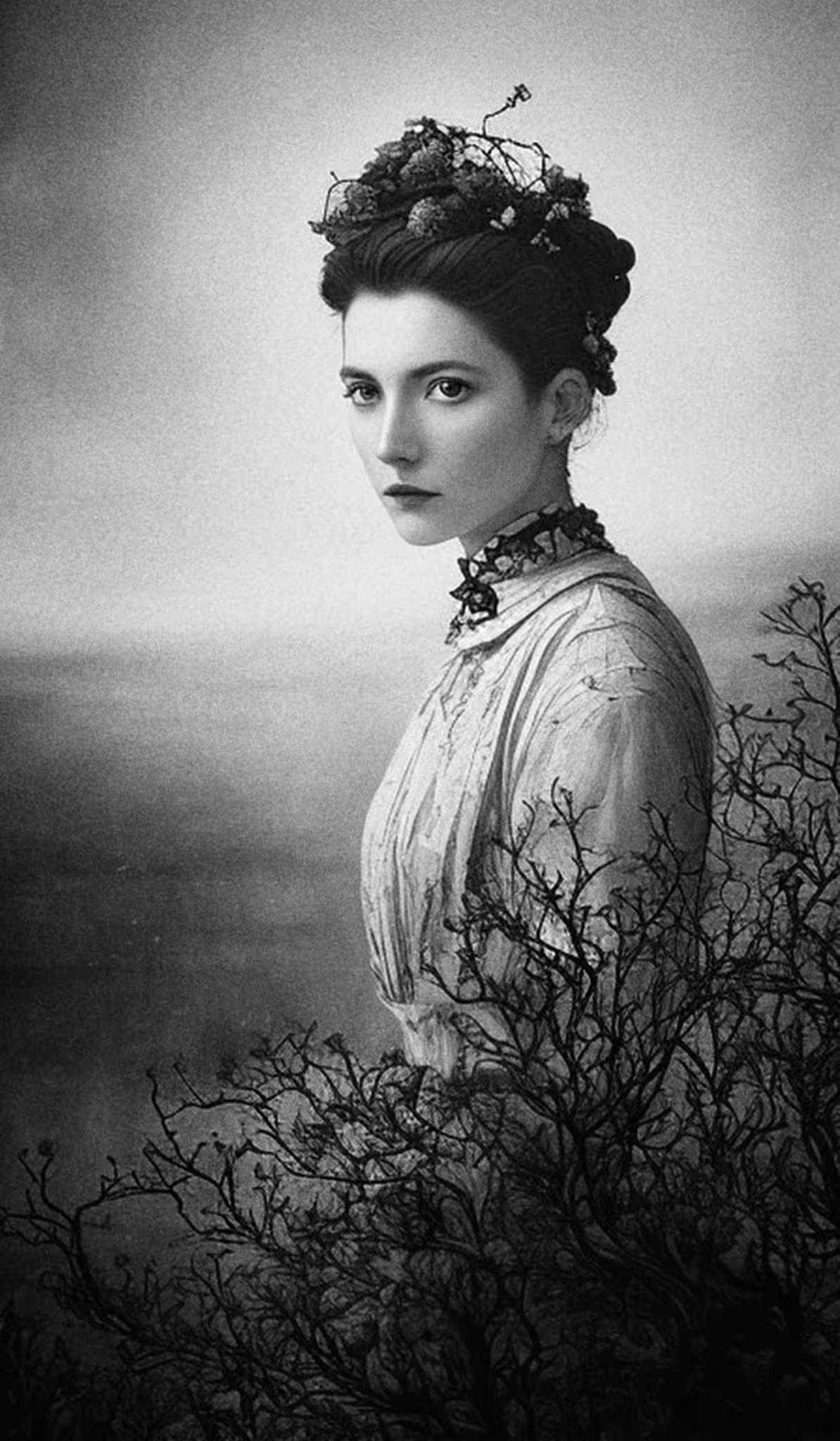 Women portrait alone 