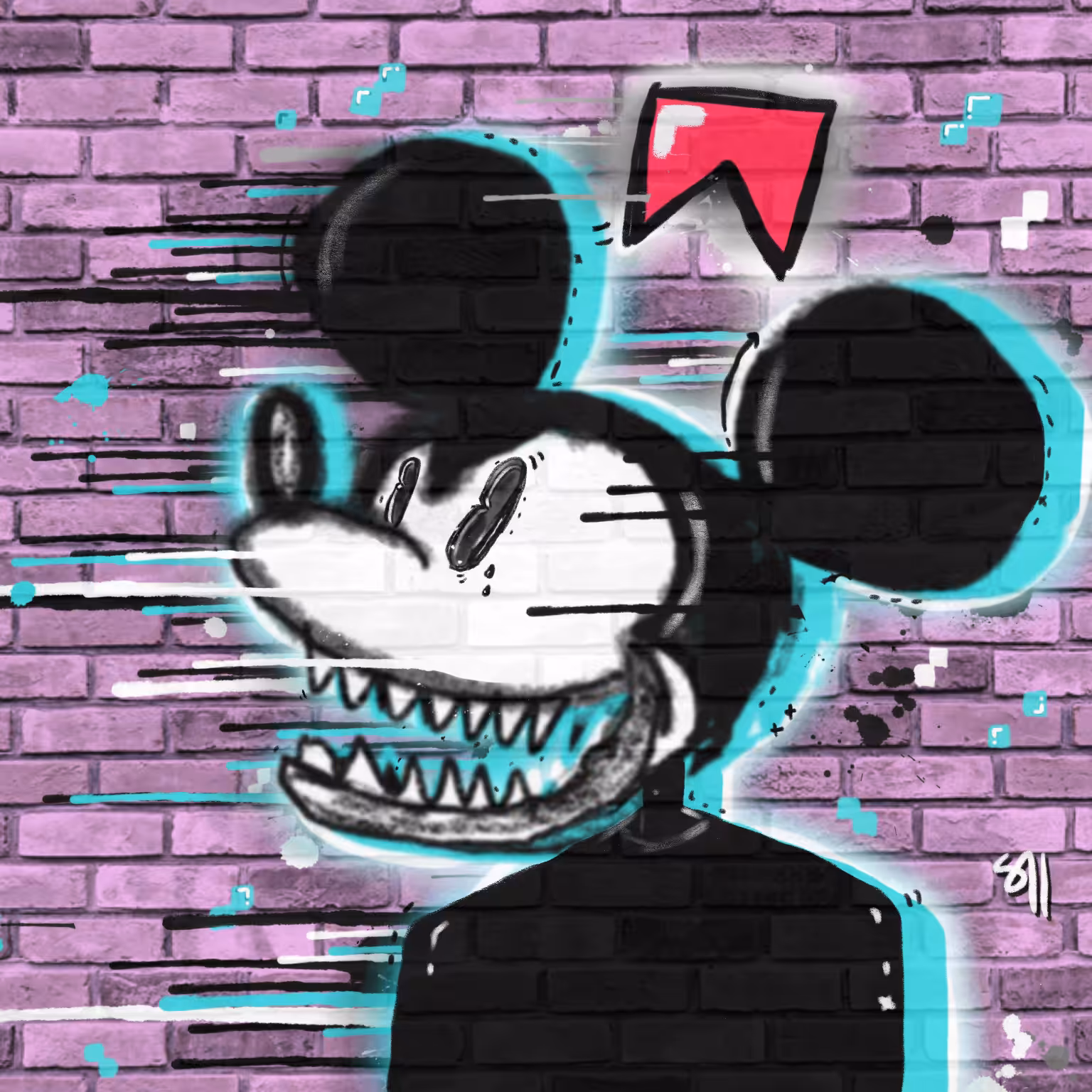 Purple Wall Rat 