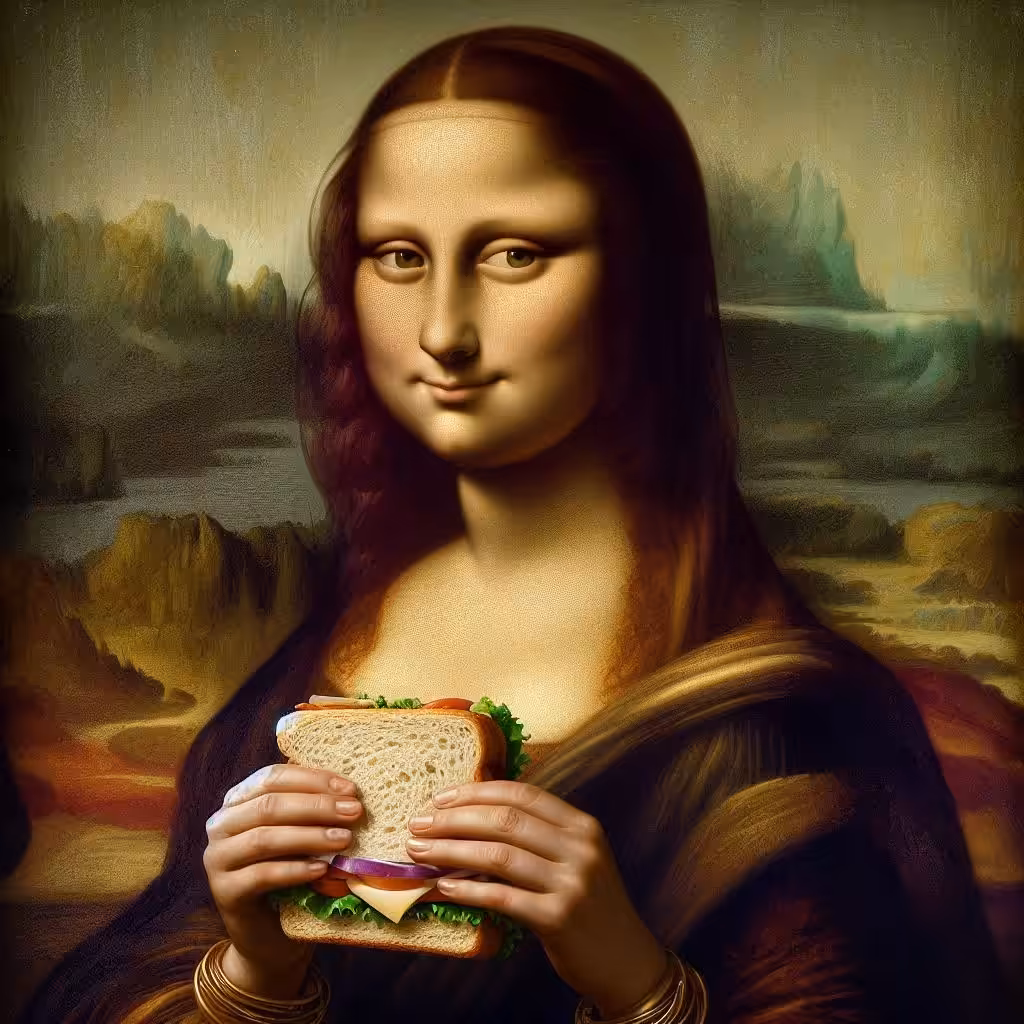 Monalisa is hungry🥪