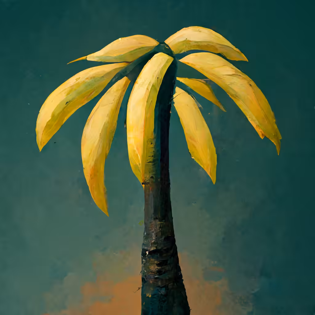 Artistic Intel: The Fruit Trees: The Banana Palm Tree