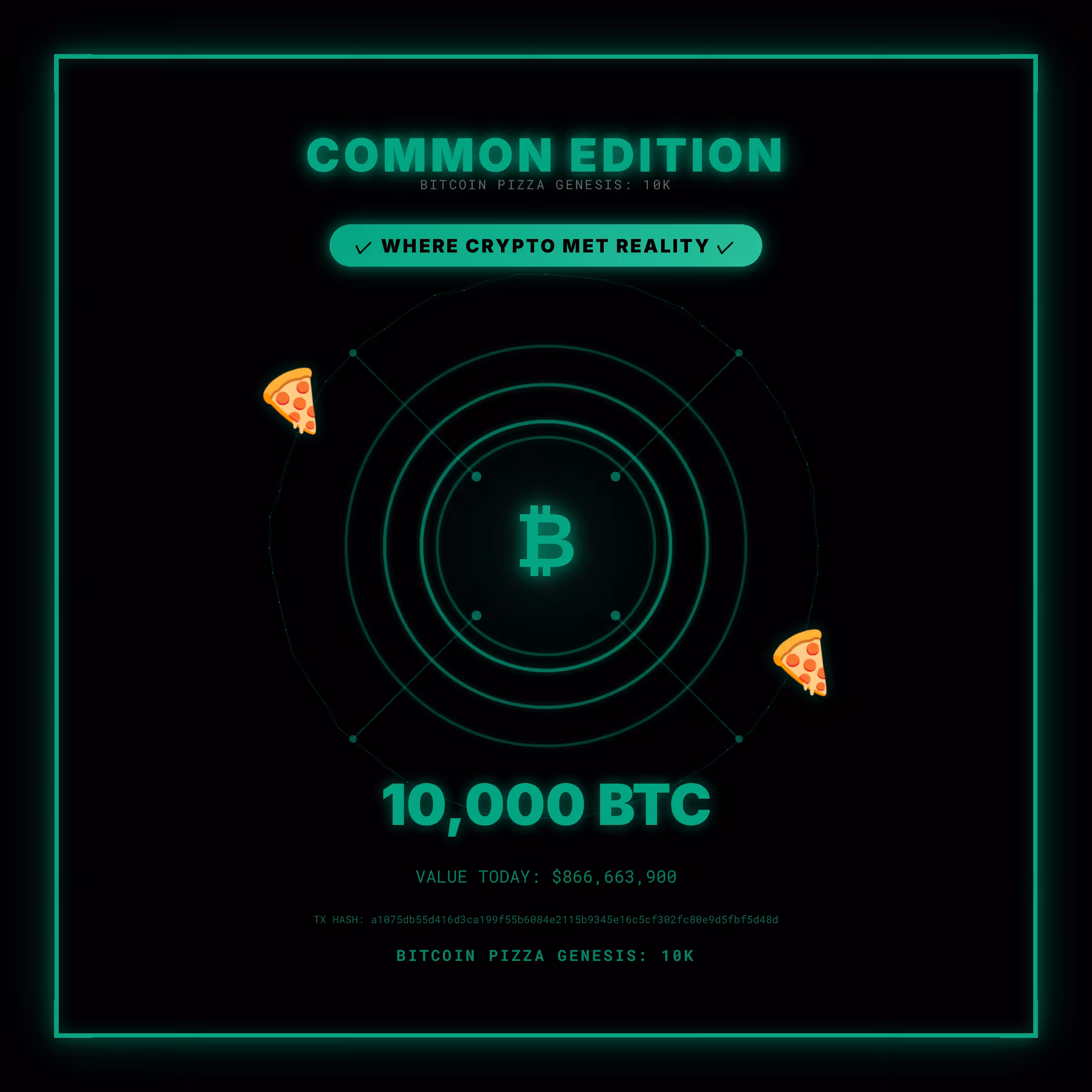 🍕 BITCOIN PIZZA GENESIS: 10K — COMPLETE COLLECTION 🍕