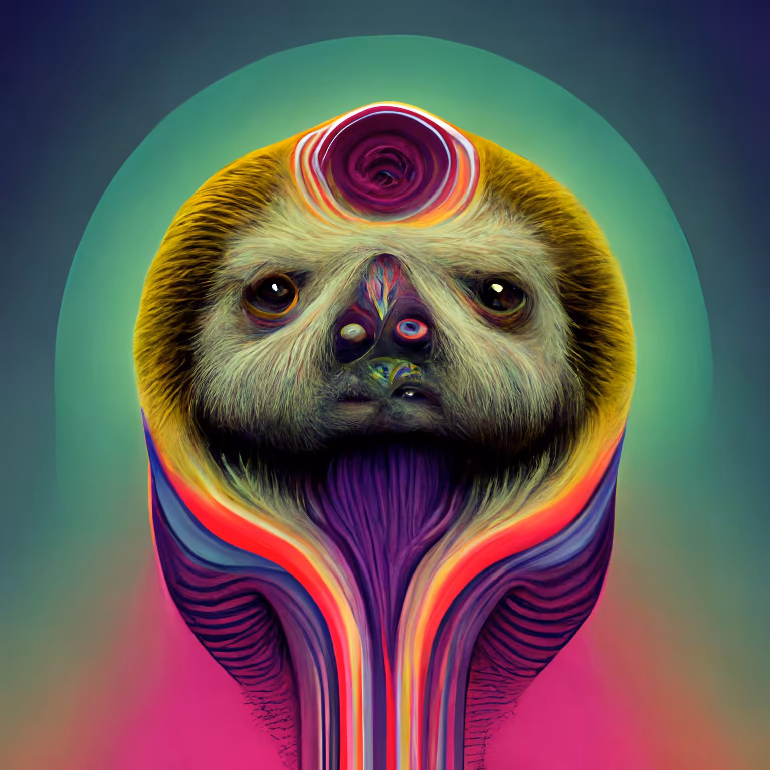 Psychedelic Sloth 44