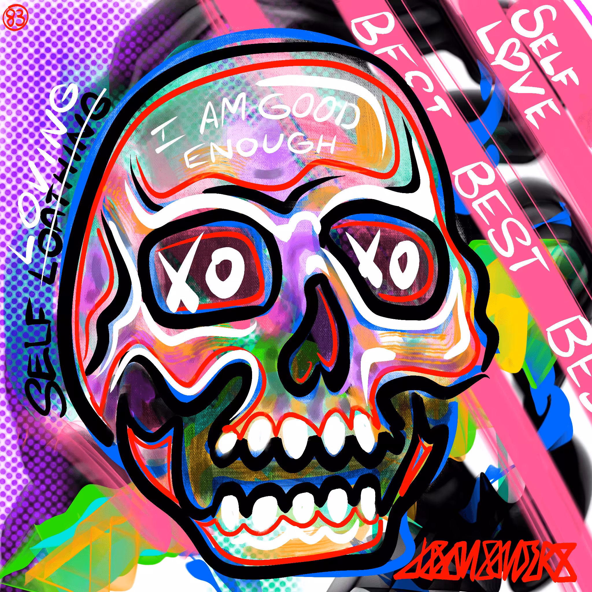 DrainedEye Skull #83: 'SELF LOVE'