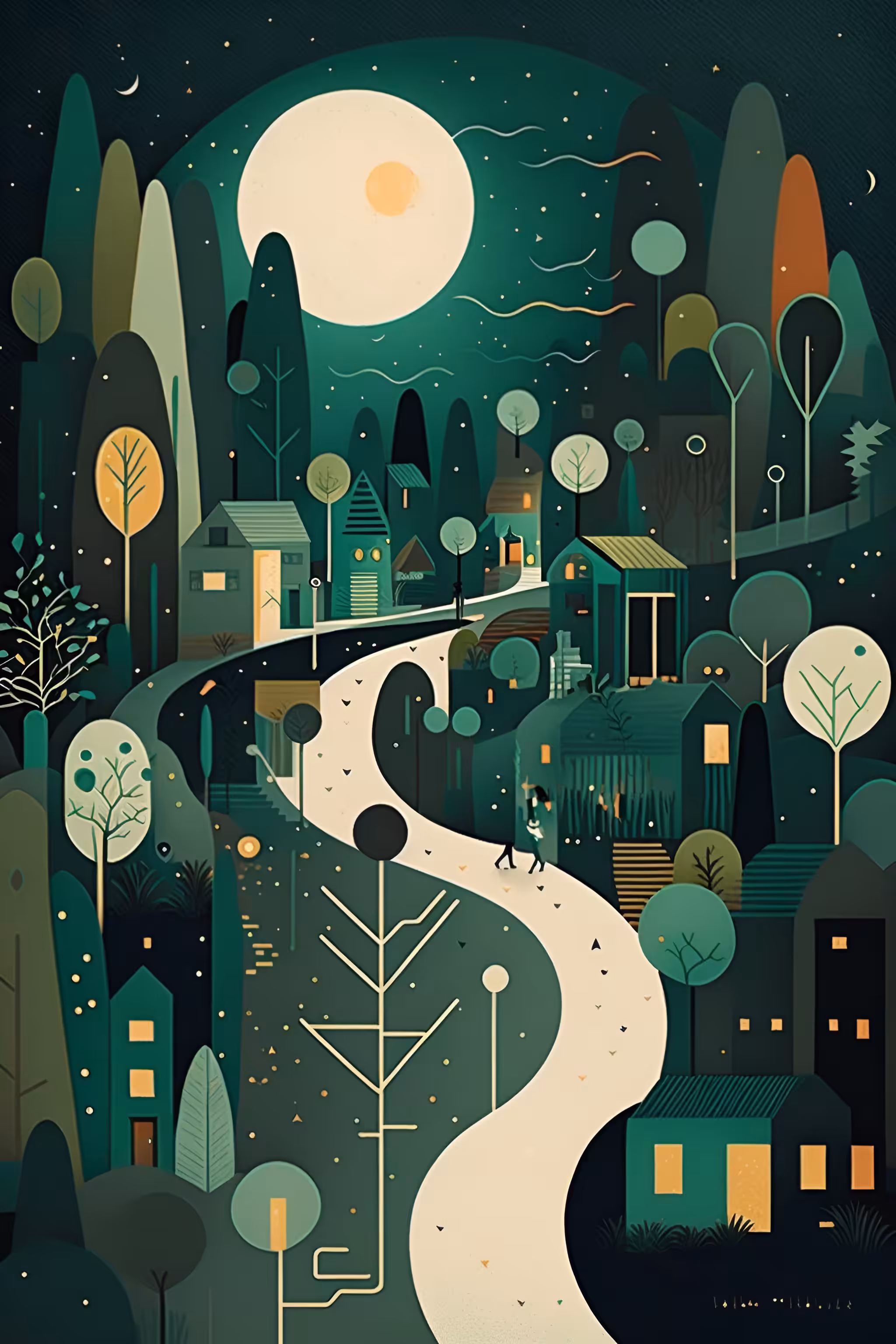 cicada songs and sidewalks 