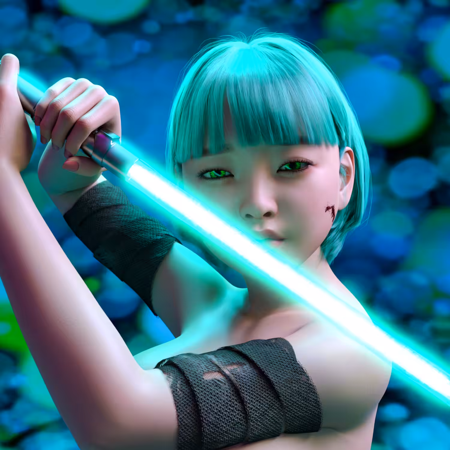 3D KANA - Saber