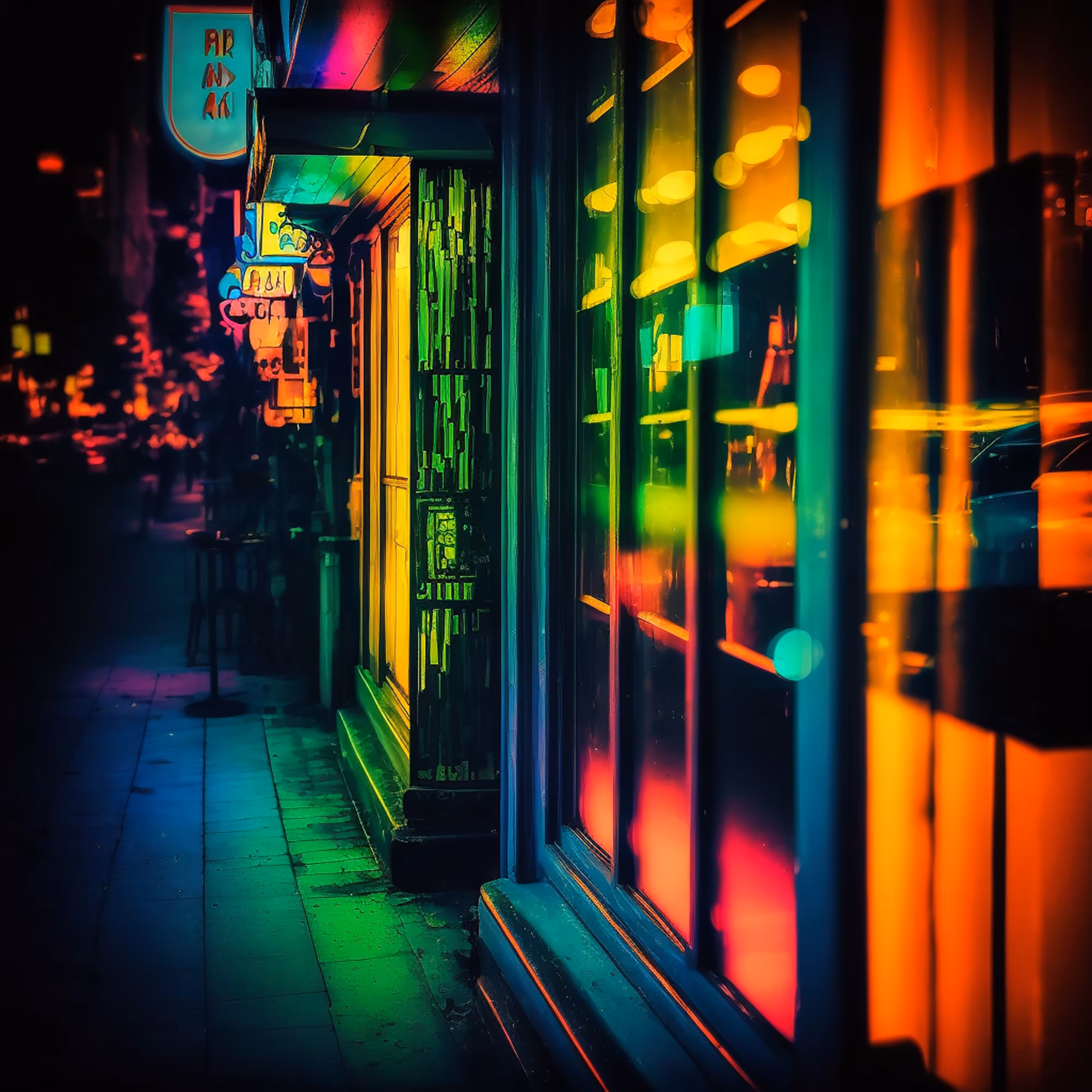 Past the Nightclub and Towards the Main Road