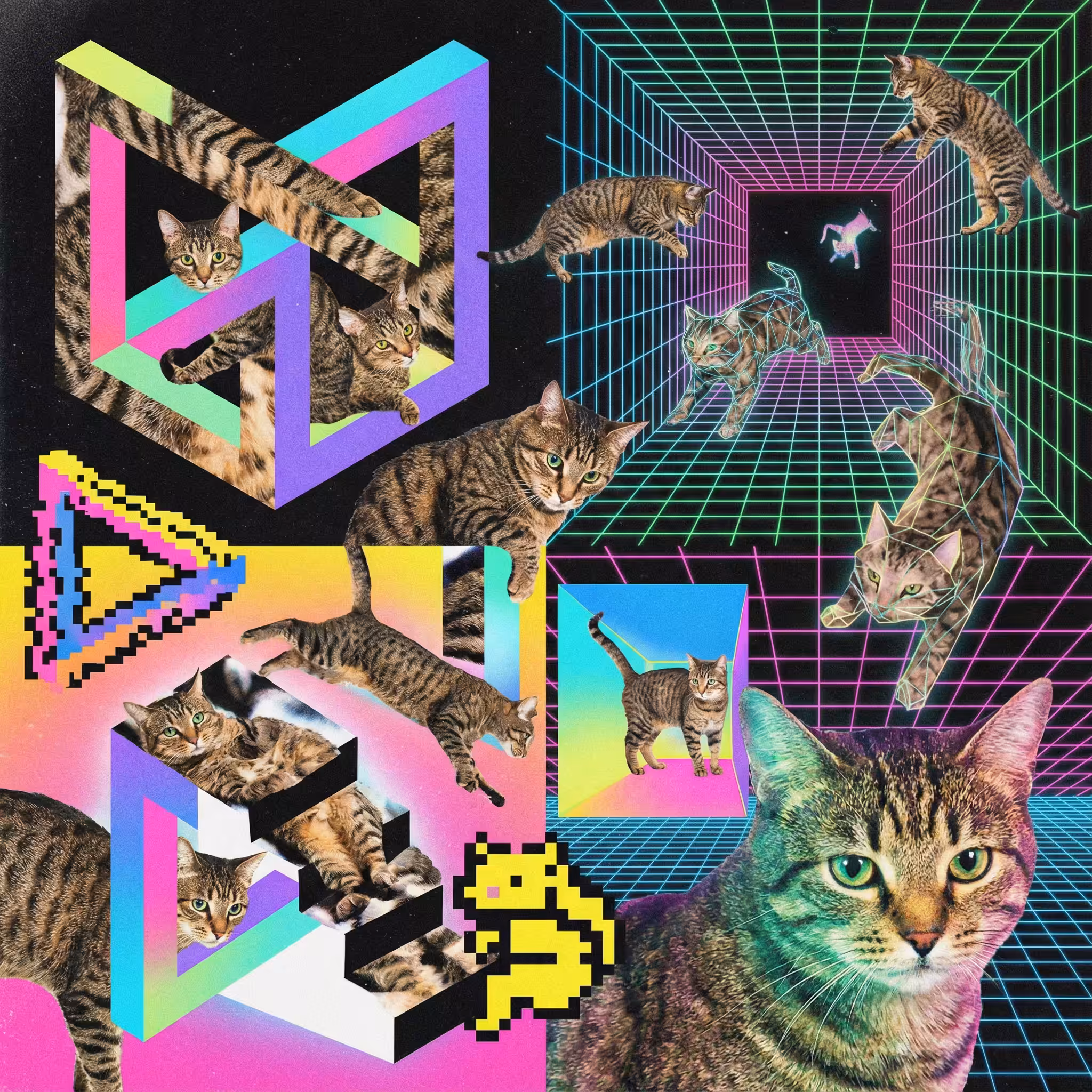 abstract cats #41