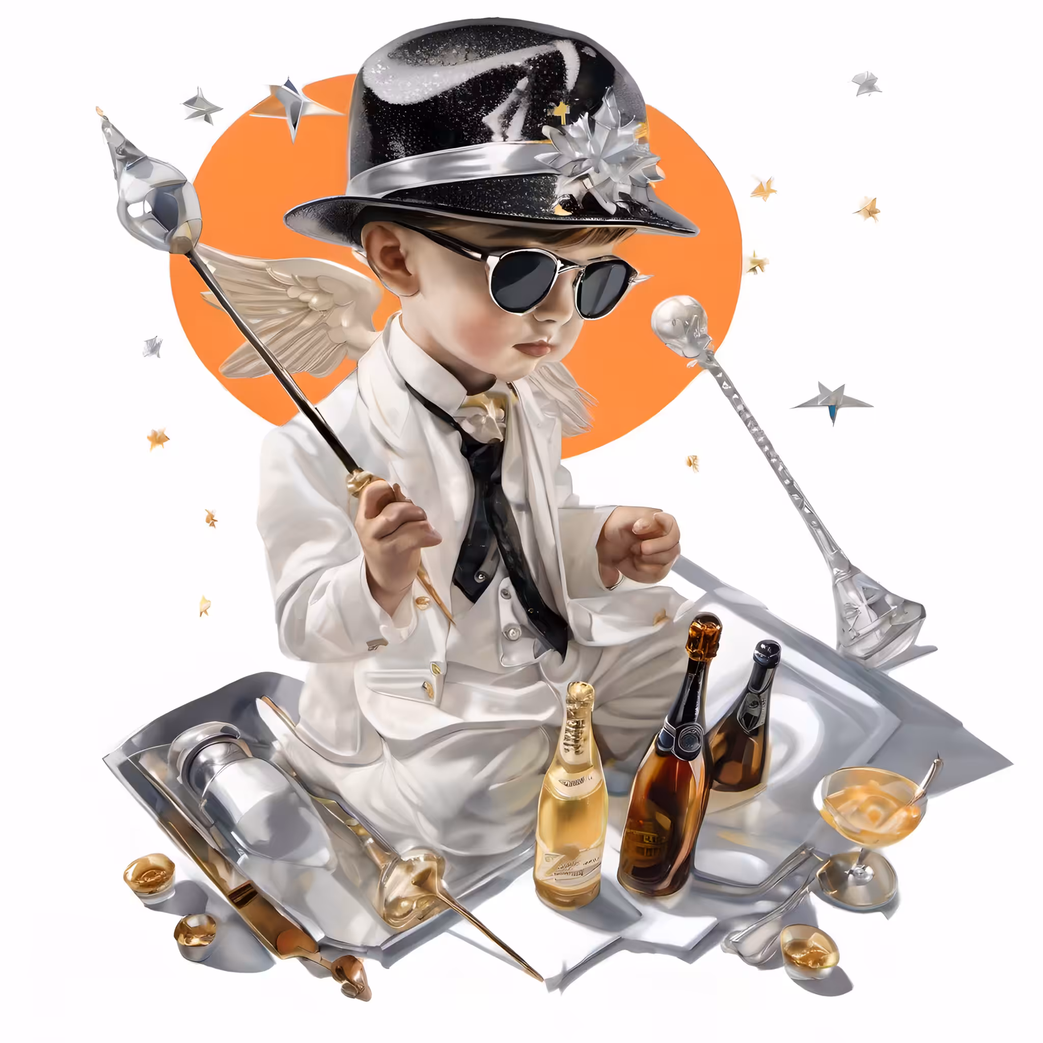 X-Ray Baby New Year (Leyendecker) #12