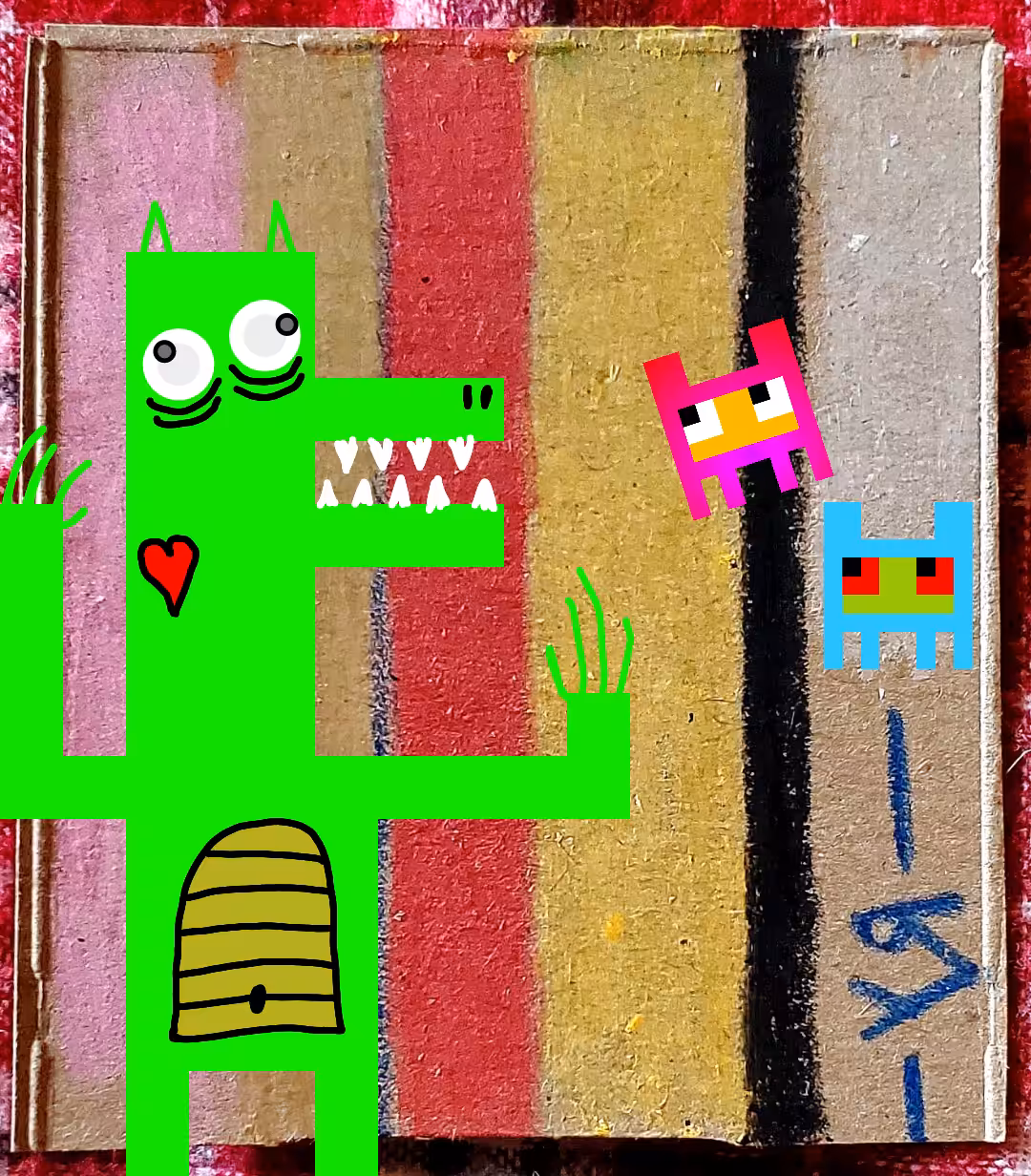 BACK to PRIMITIVITY (2023): "Made Dragons Meets Some Bugs" by Richard F. Yates (Holy Fool)